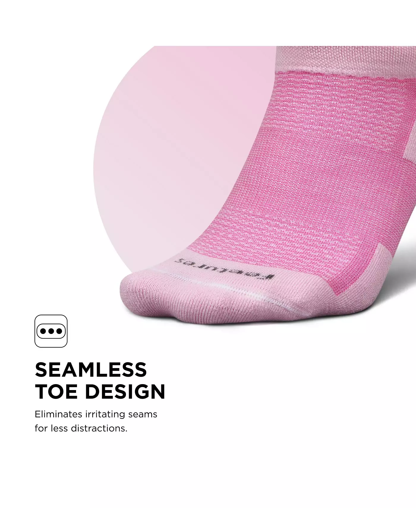 Носки мужские Feetures High Performance Max Cushion Ankle Sock — носки без подкладки для женщин и мужчин с язычком на пятке