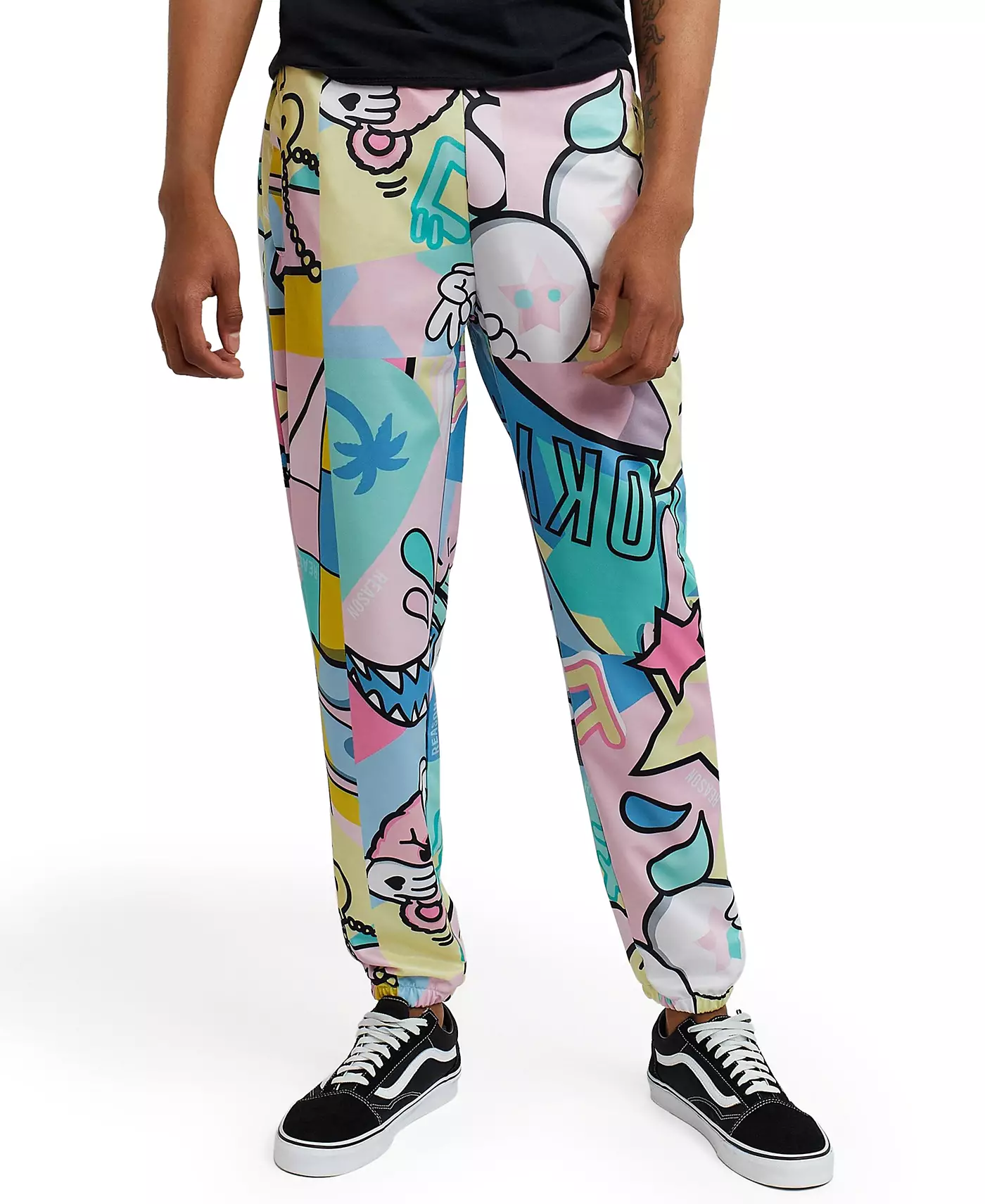 Мужские спортивные брюки Kawasaki с завязками на шнурке для больших и высоких людей