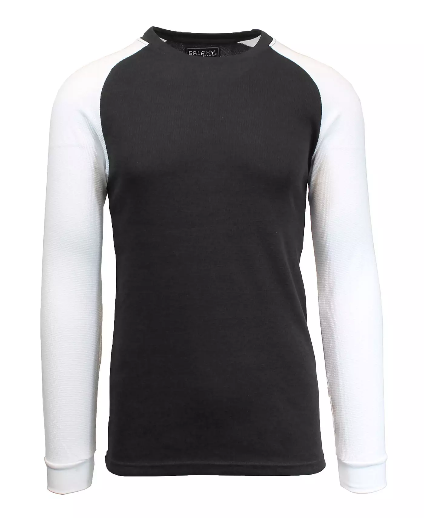 Мужская терморубашка Galaxy By Harvic с длинными рукавами и контрастной отделкой реглан на рукавах