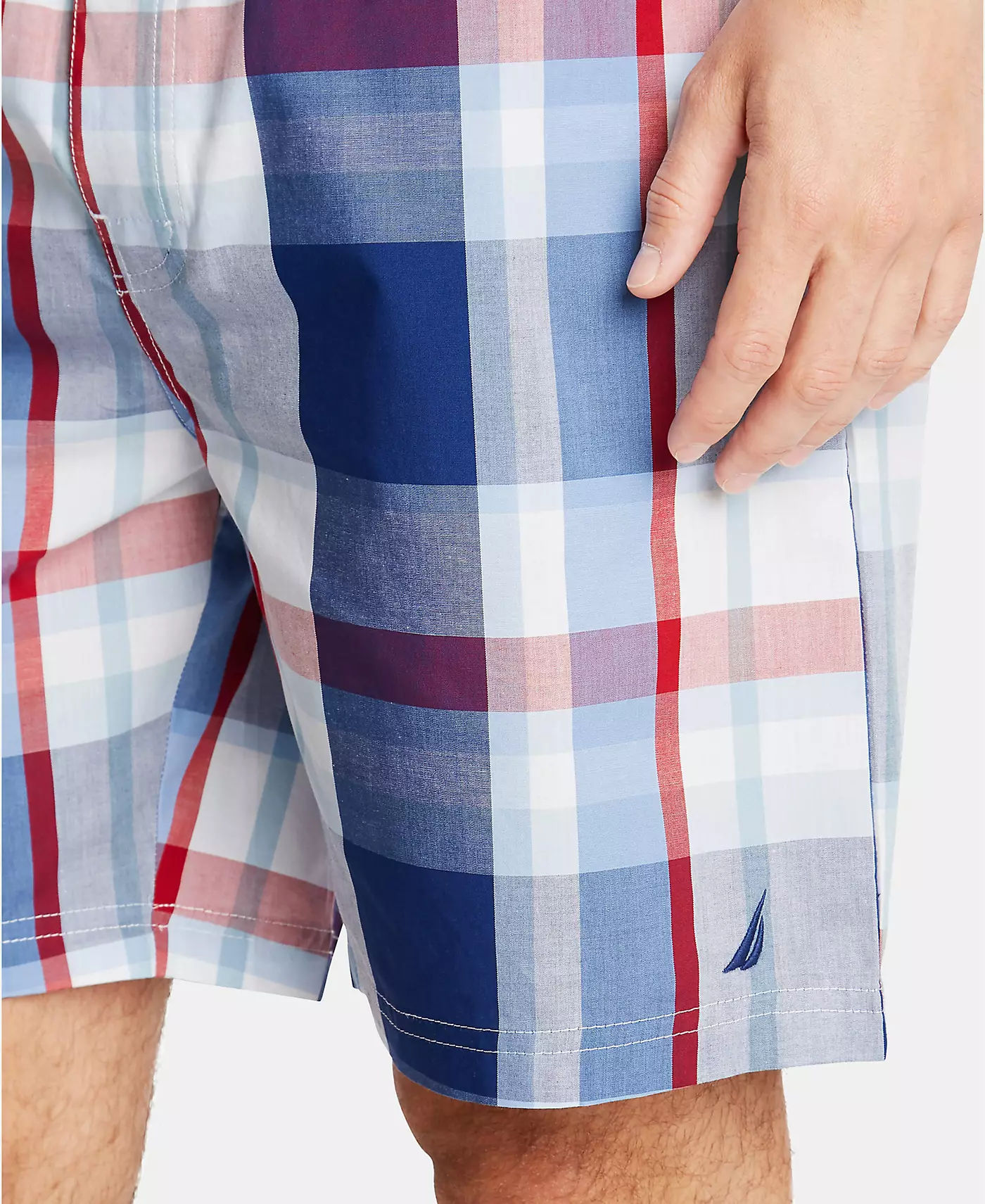 Мужские пижамные шорты Nautica Cotton Plaid