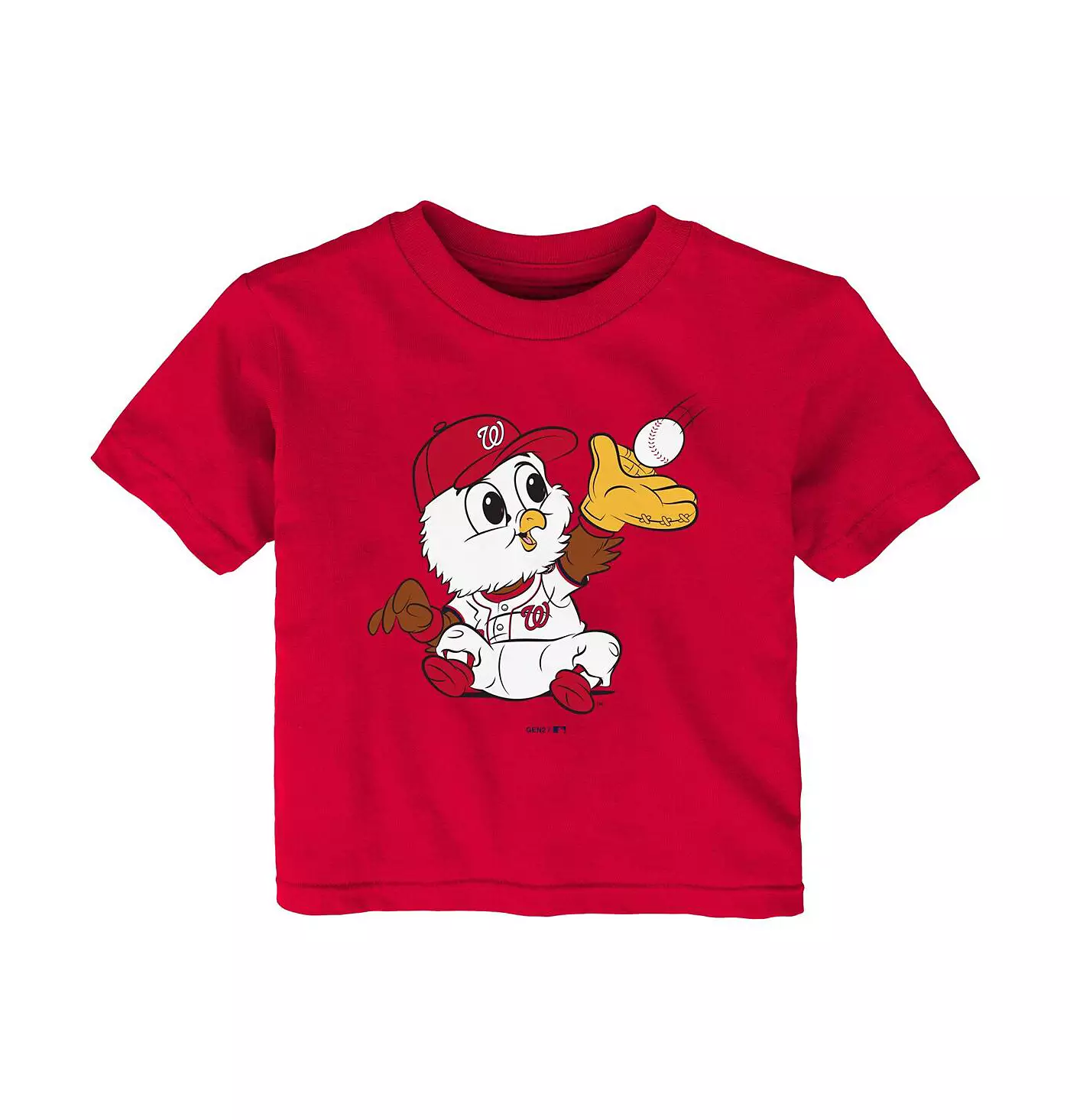 Outerstuff Boys and Girls Infant Red Washington Nationals Baby Mascot футболка