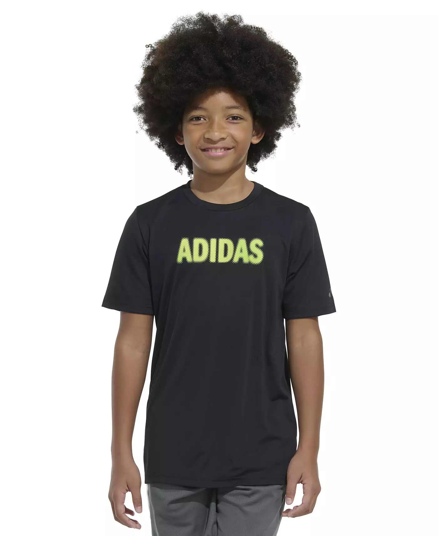 Футболка с короткими рукавами и графическим логотипом adidas Big Boys