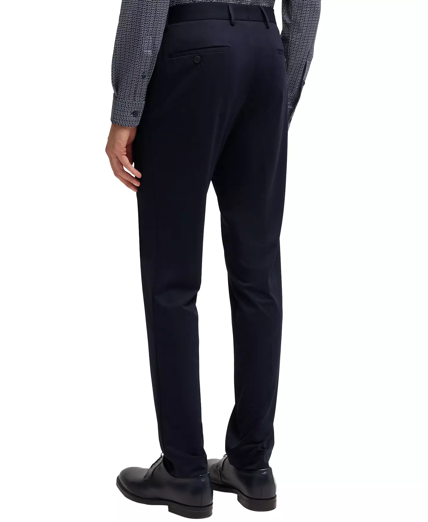 Мужской костюм Hugo Boss Patterned Performance Stretch Slim-Fit
