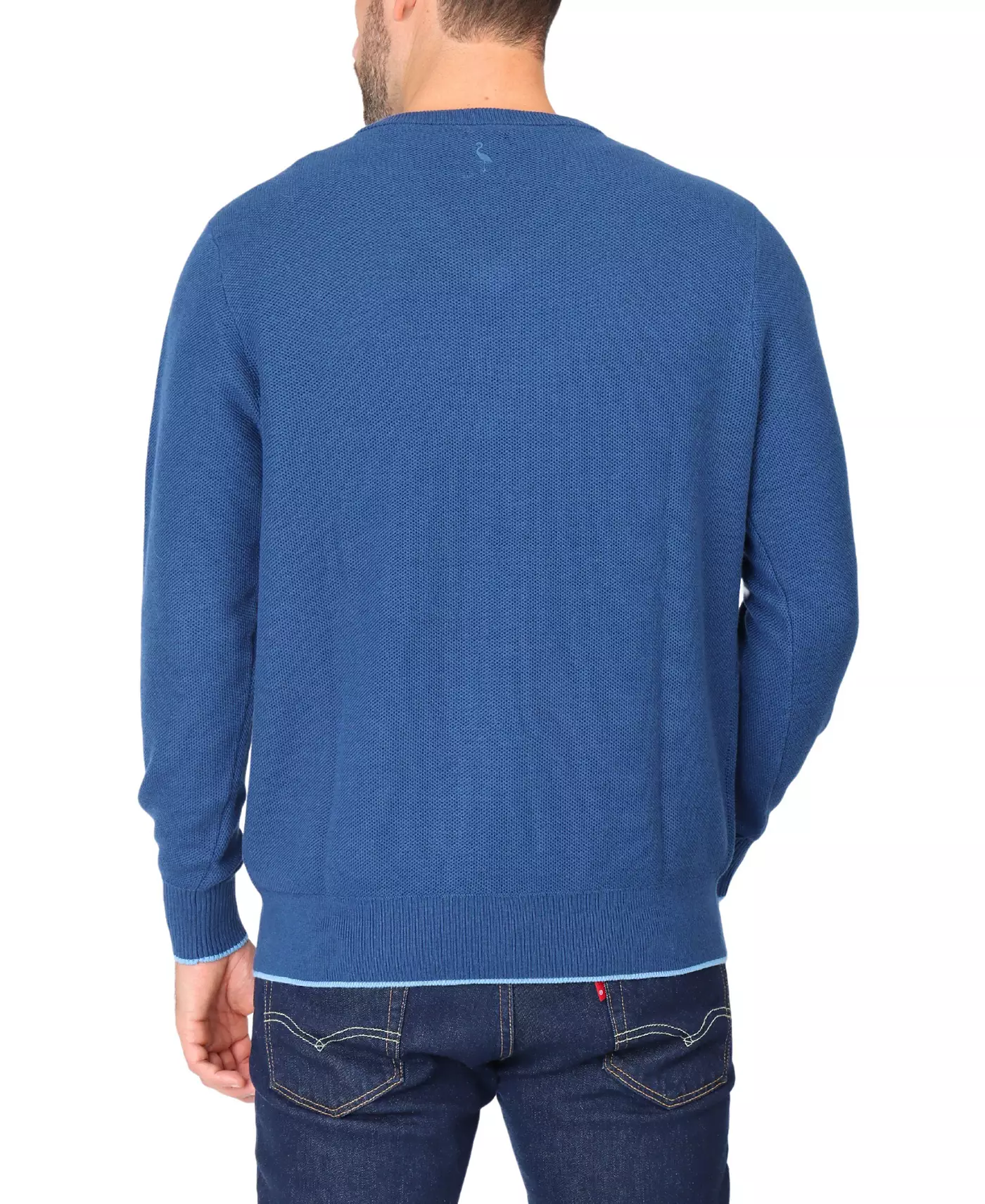 Мужской свитер Tailorbyrd с текстурированной вафельной структурой и V-образным вырезом