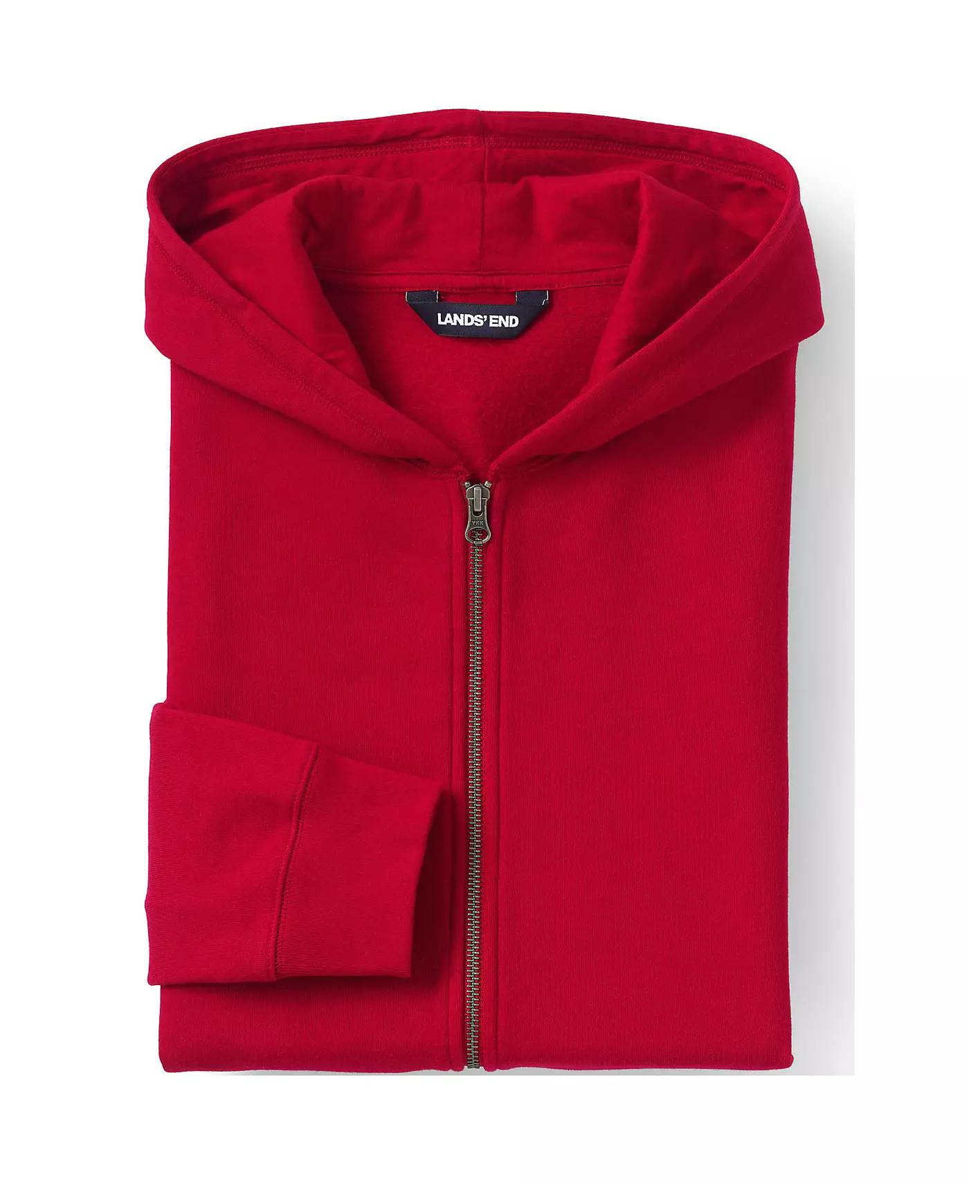 Мужская школьная форма Lands' End для взрослых, толстовка с застежкой-молнией спереди