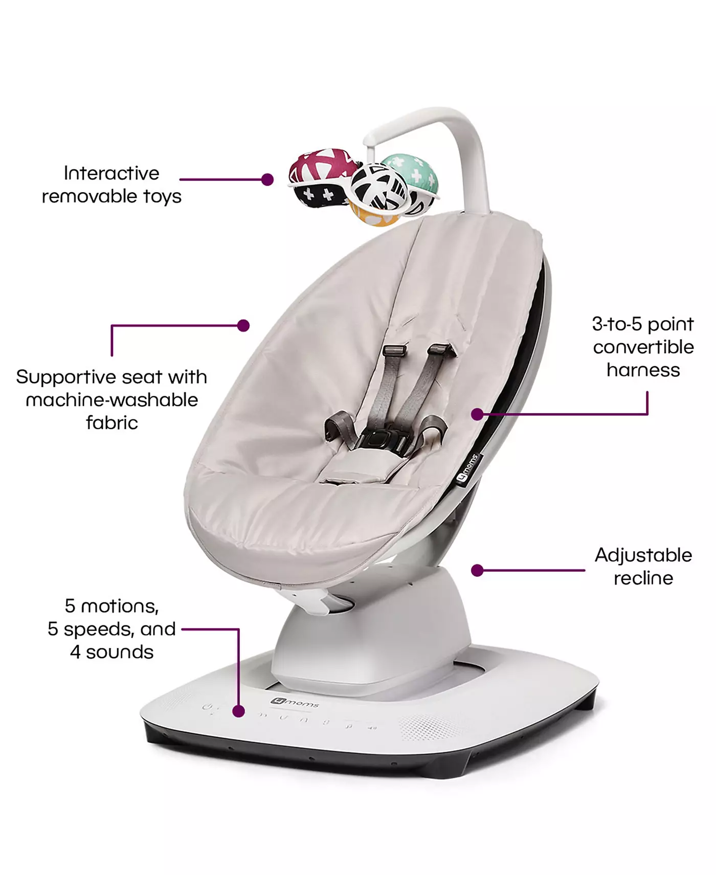 4moms MamaRoo многофункциональные качели