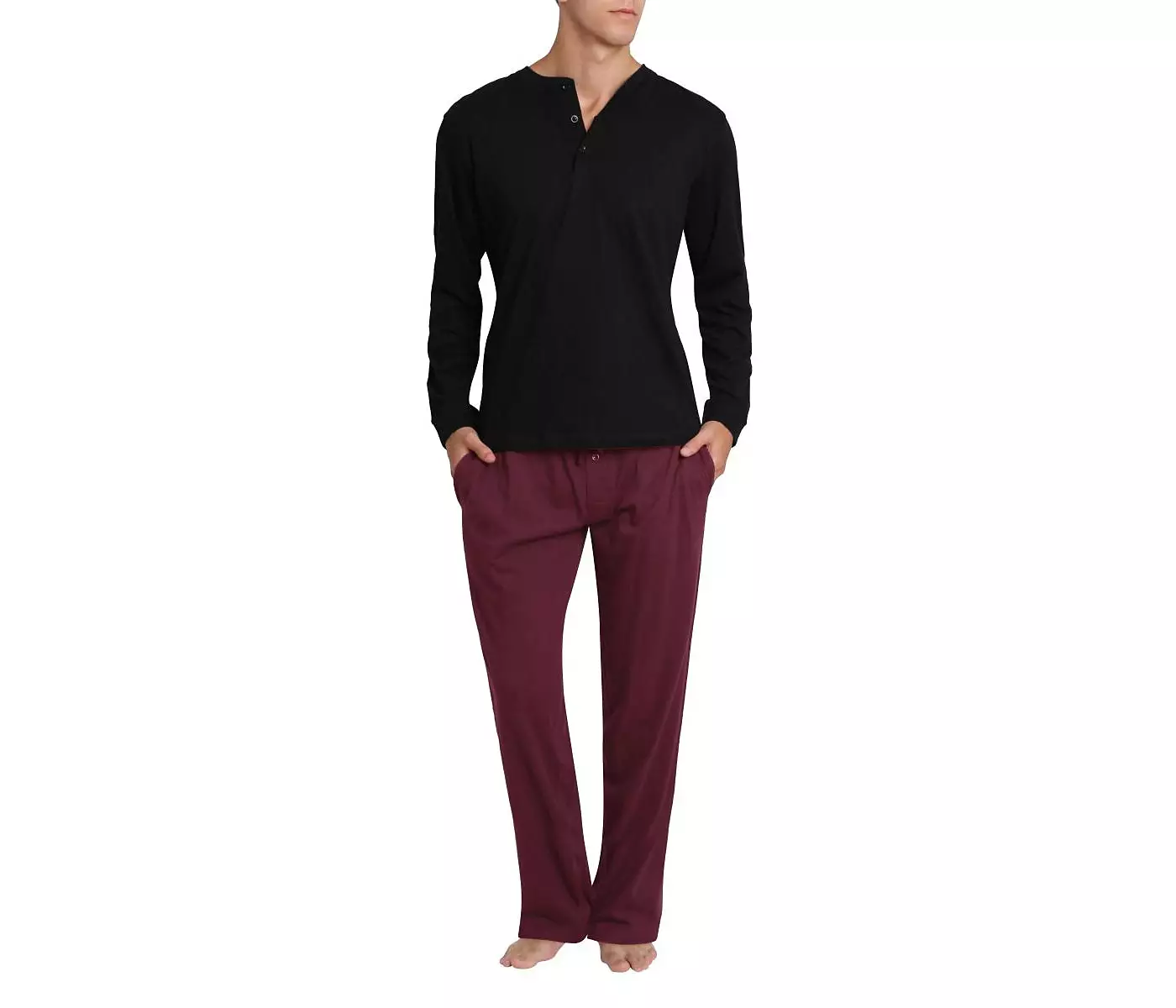 Мужской комплект пижамы Sleep Hero Knit с длинными рукавами