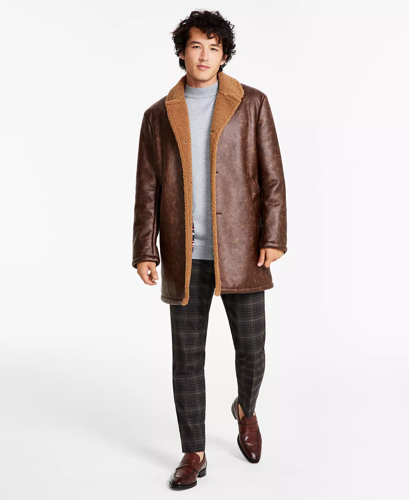 Мужские пальто Ben Shearman Shearling Classic Fit