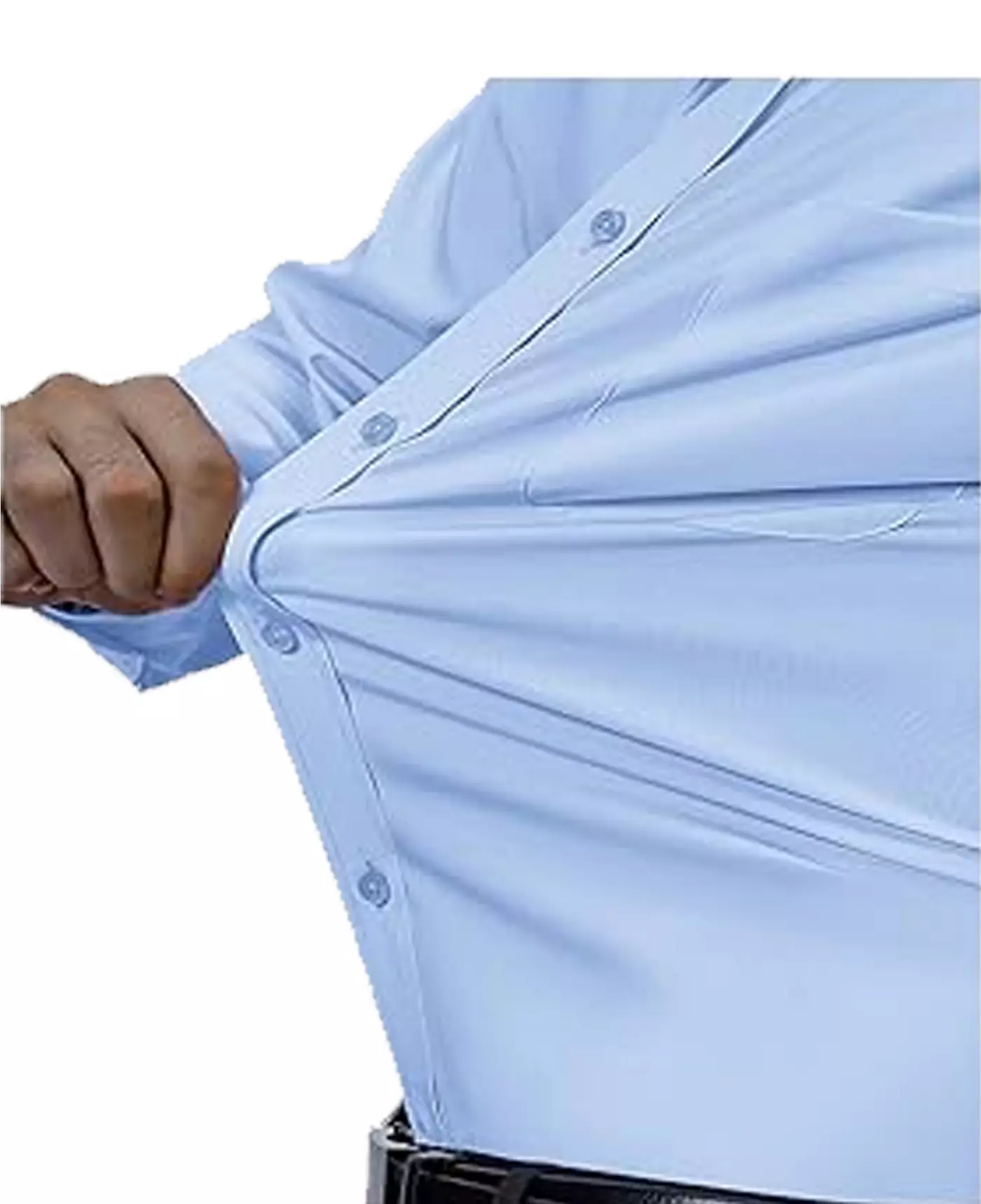 Мужская классическая рубашка с длинным рукавом Blue Ice