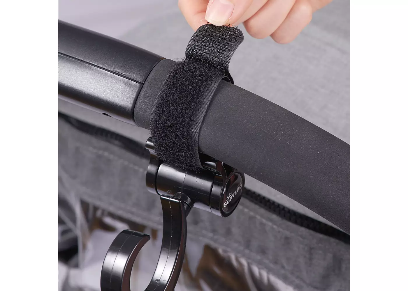 Крючки для детских колясок Sunveno с липучками, набор из 2 шт.