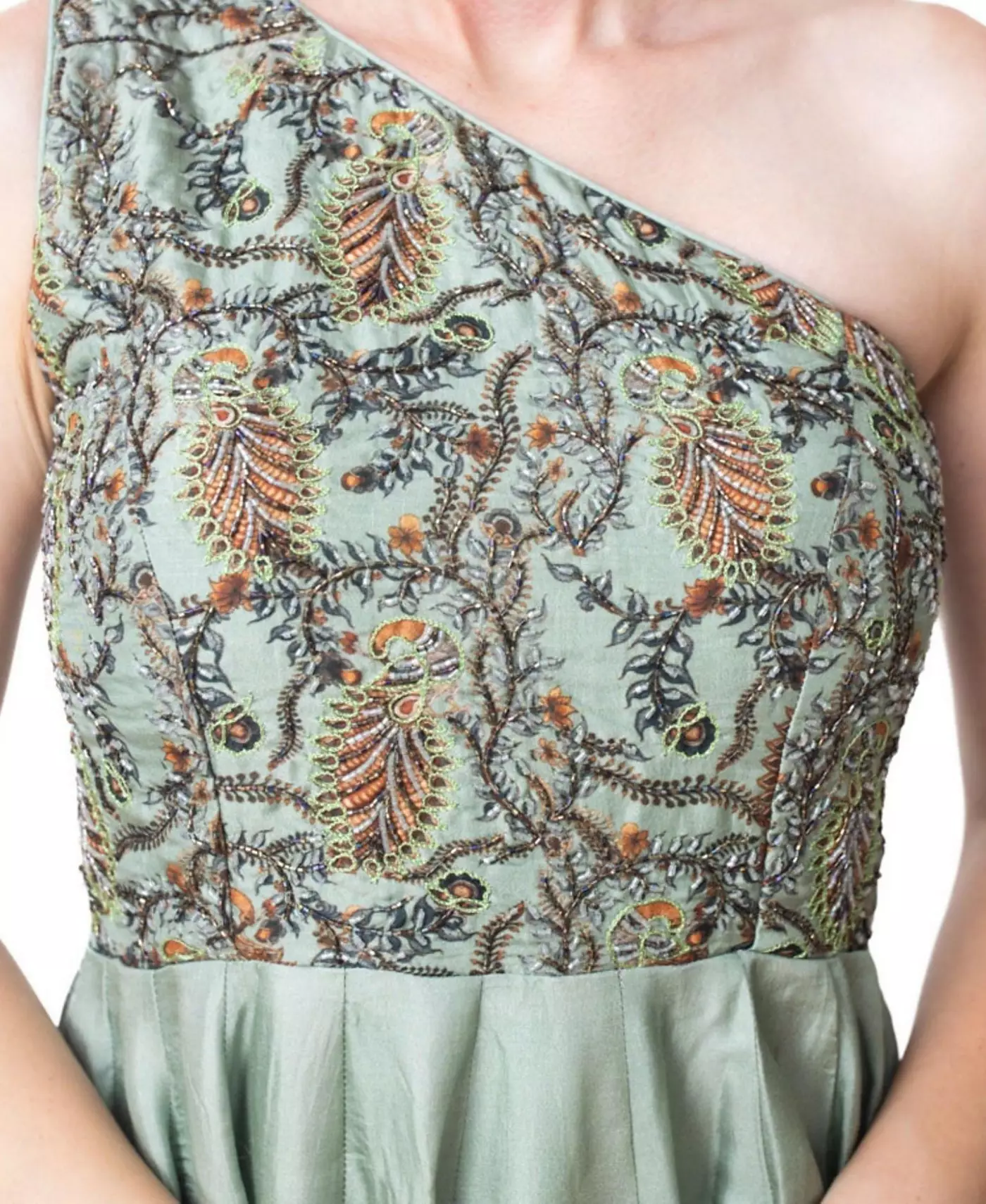 Женское платье на одно плечо RAAS с ручной вышивкой