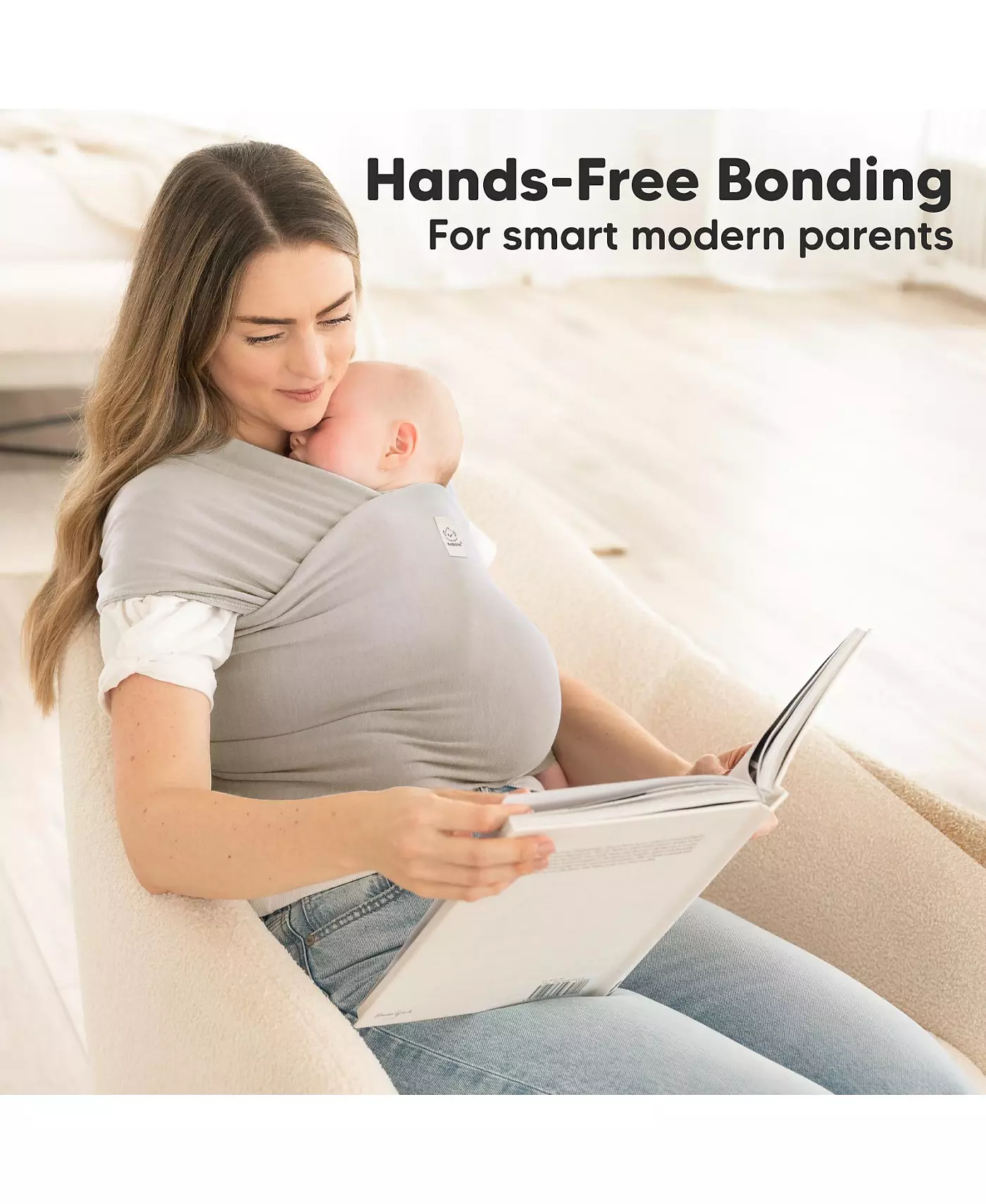 KeaBabies Original Baby Wraps Carrier, Baby Sling Carrier, Stretchy Infant Keng для новорожденных, малышей