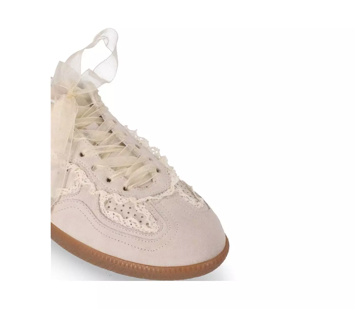 Женские кроссовки ALOHAS Tb.490 из кожи, вязаные крючком