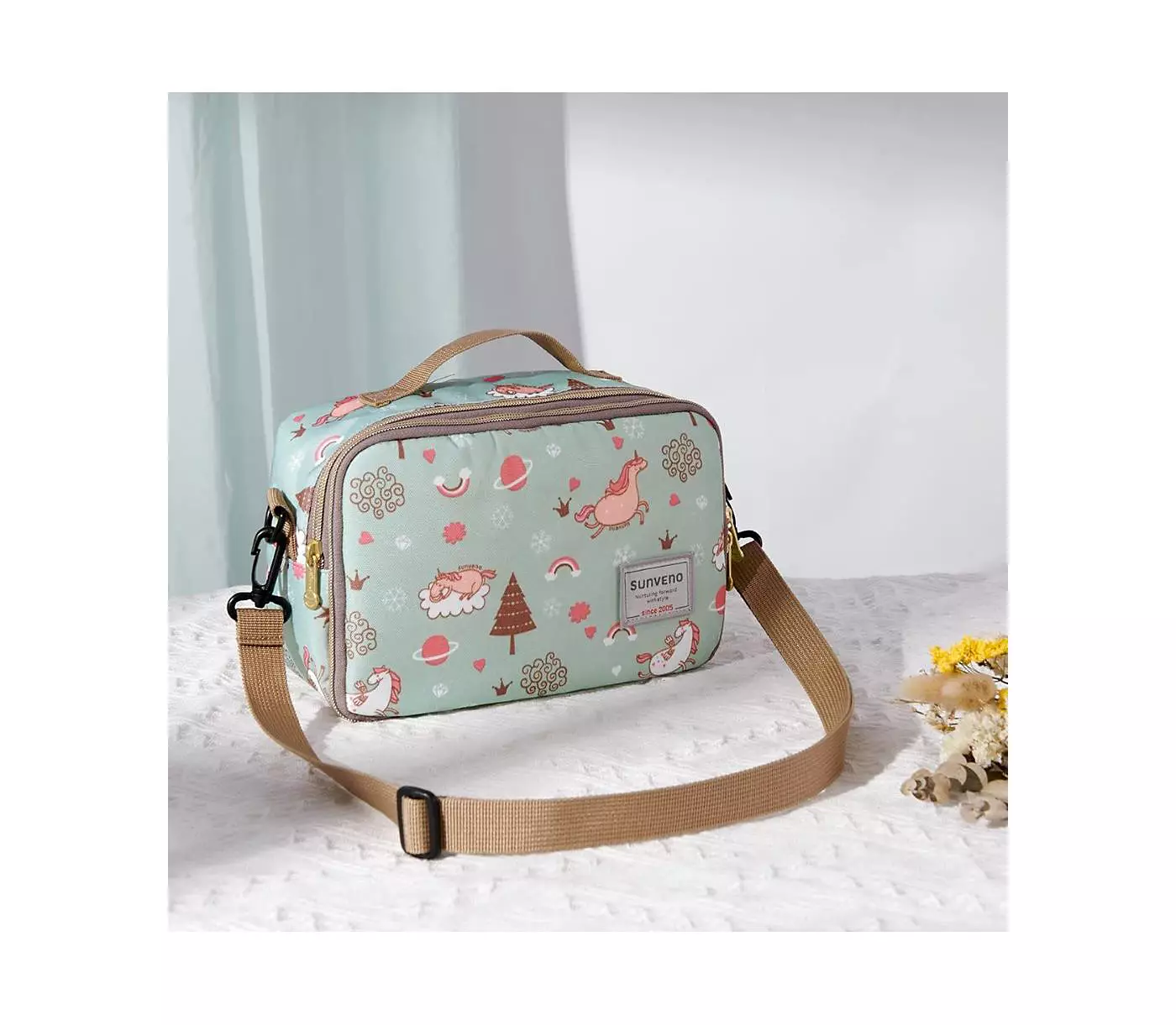 Сумка для пеленания Sunveno Grab and Go с подкладкой