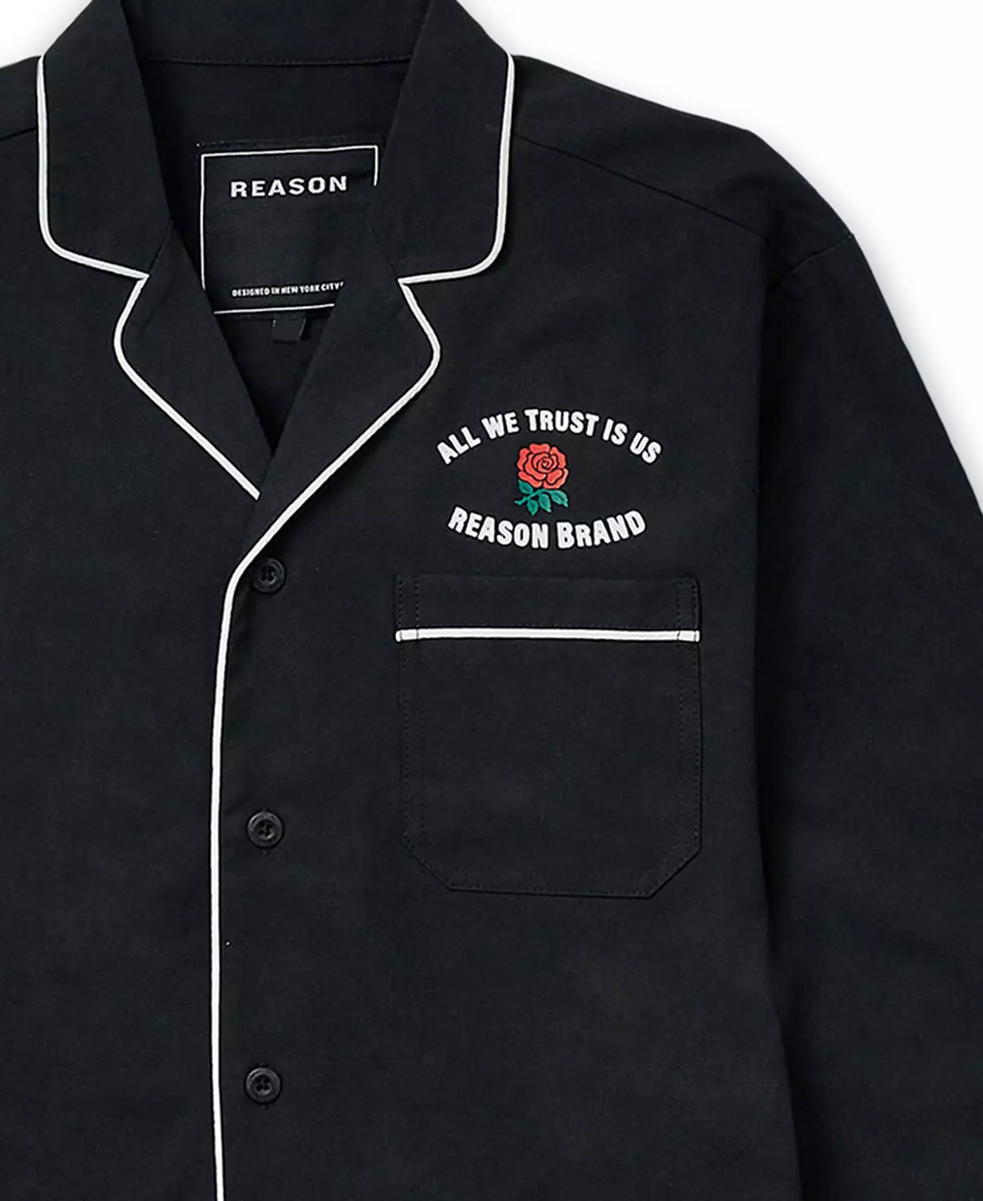 Мужская рубашка с длинным рукавом Reason All We Trust