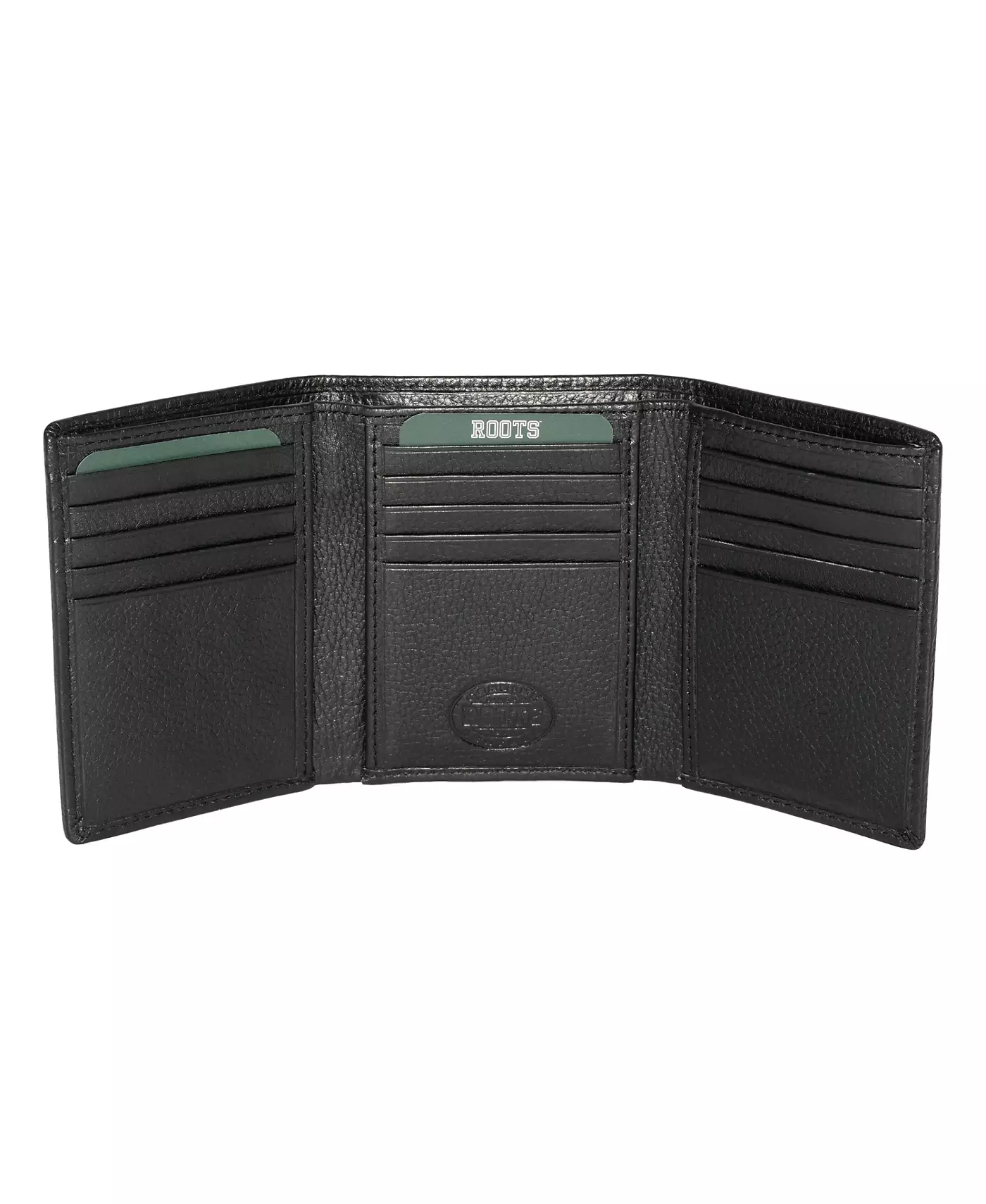 Мужской кожаный кошелек Roots Men Trifold