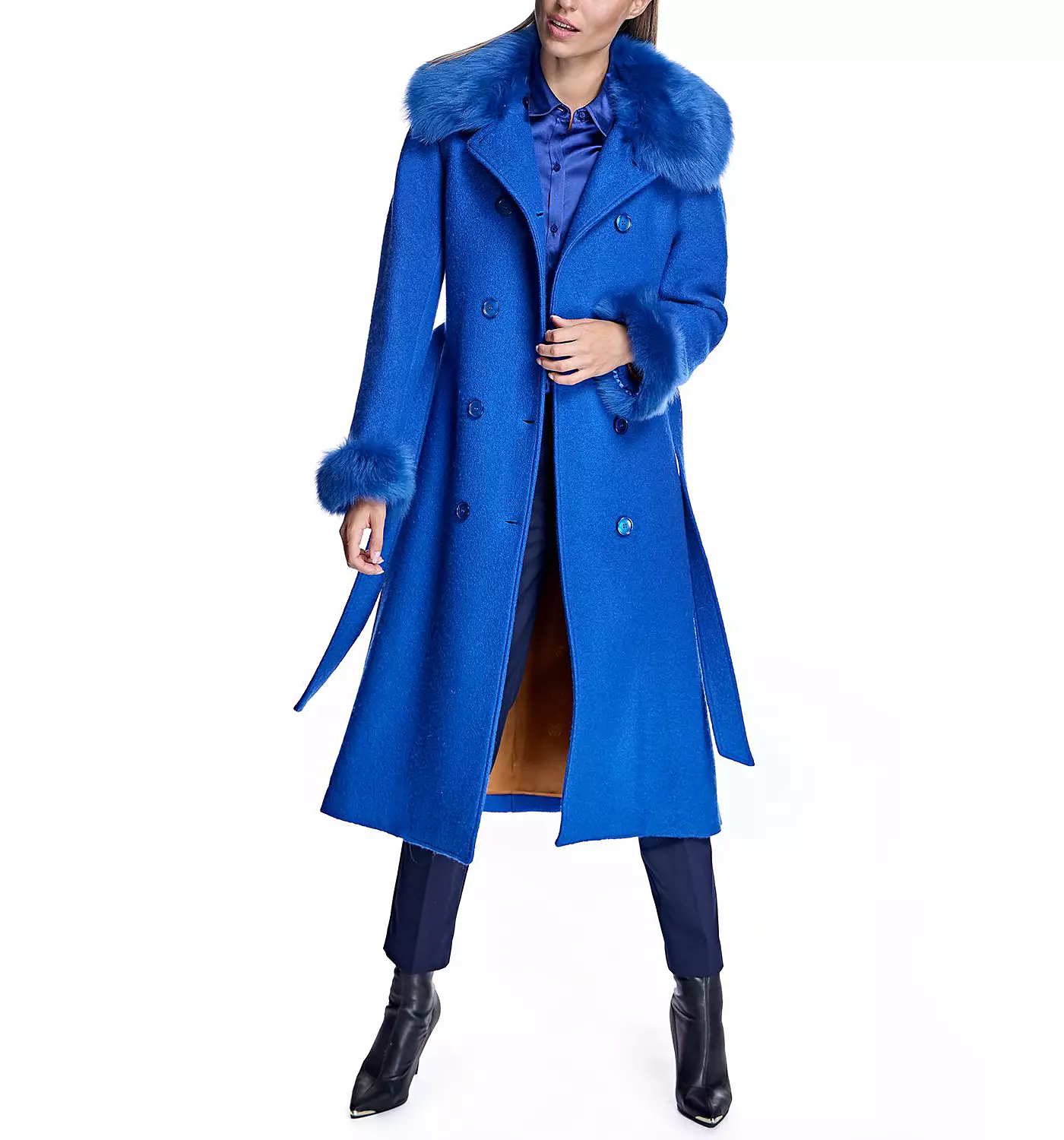 Julia & Stella By Maximilian женское двубортное пальто-халат