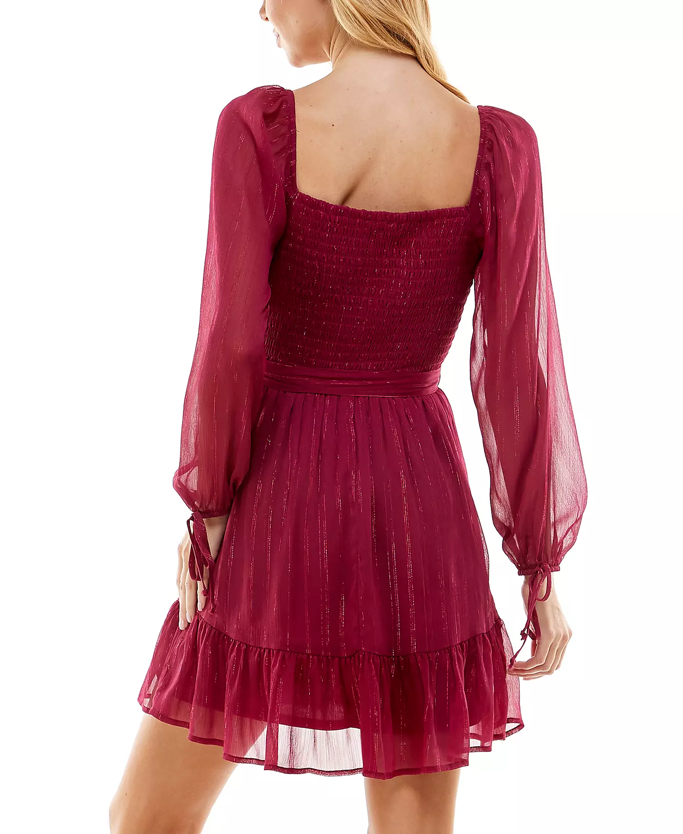 Платье As U Wish Juniors с оборками и расклешенным подолом