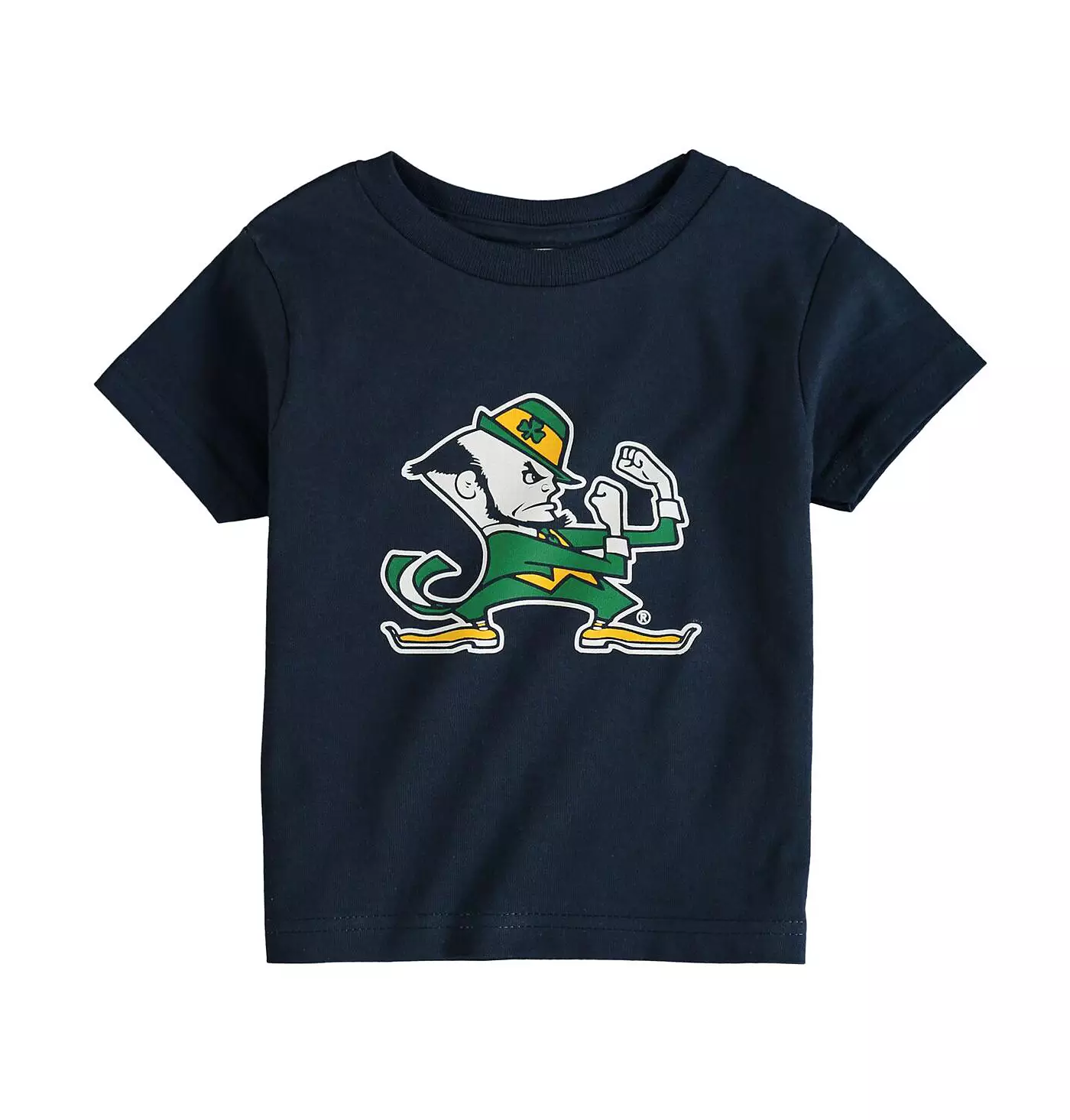 Футболка Two Feet Ahead Infant Boys and Girls Navy Notre Dame Fighting Irish с большим логотипом