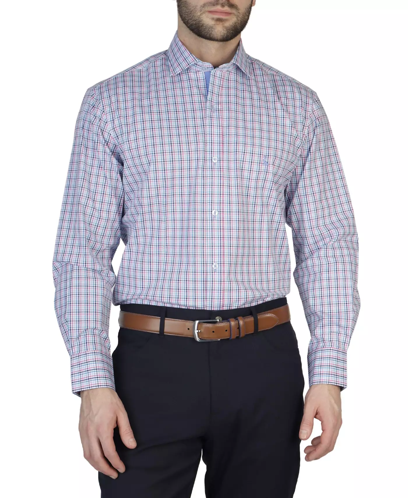 Мужская рубашка Tailorbyrd Poplin Stretch с длинным рукавом