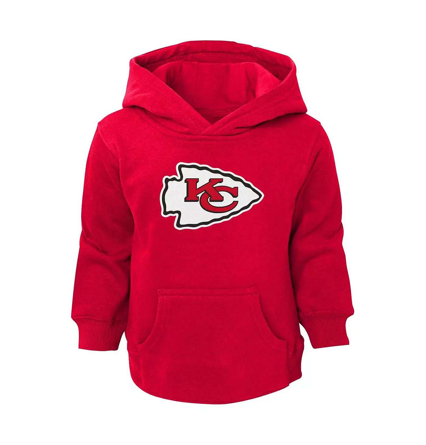 Outerstuff Малыши Мальчики и Девочки Красный Канзас Сити Чифс Логотип Пуловер Толстовка