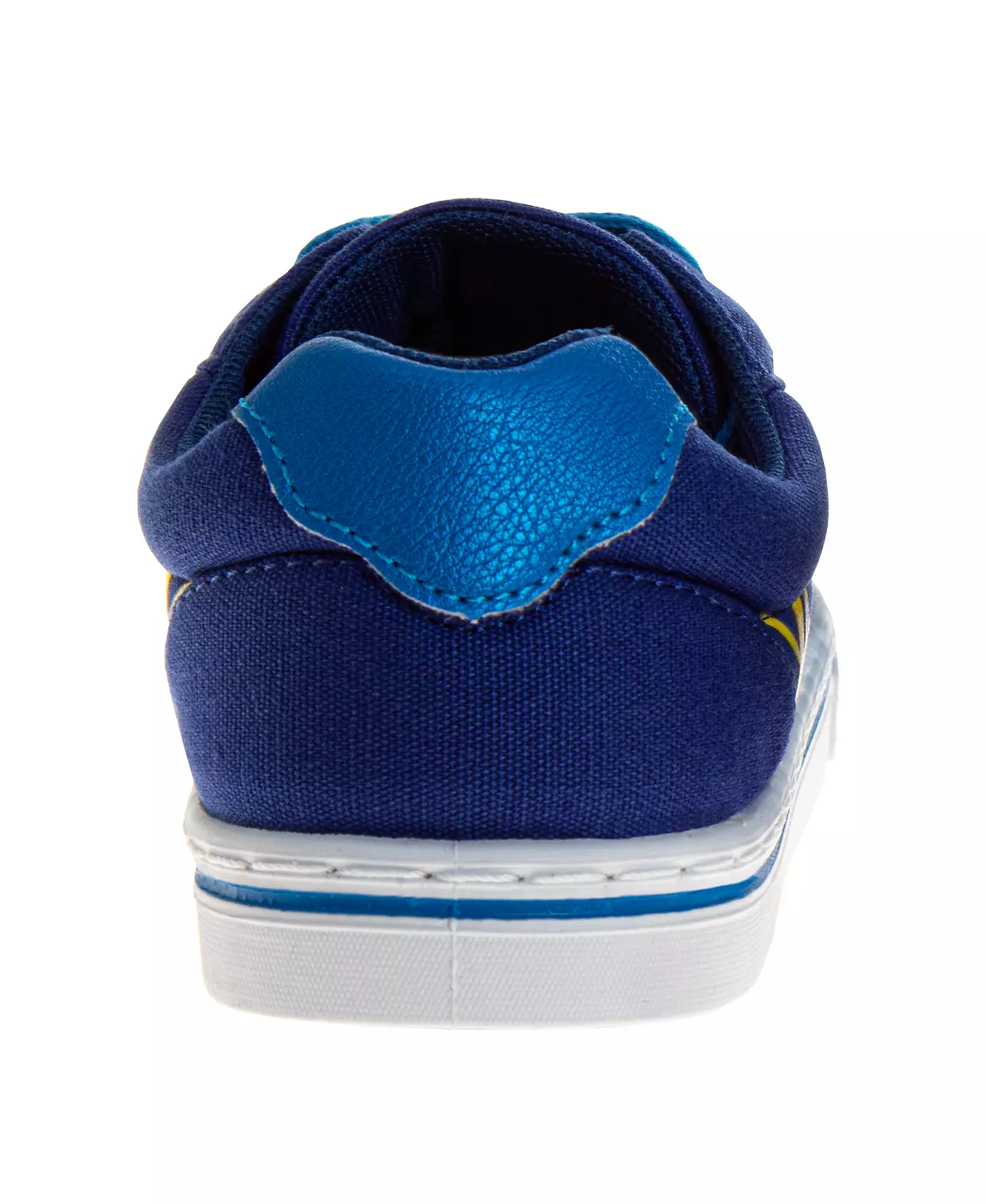 Sonic The Hedgehog Little and Big Boys Кроссовки из винтажной парусины со шнуровкой и низким верхом