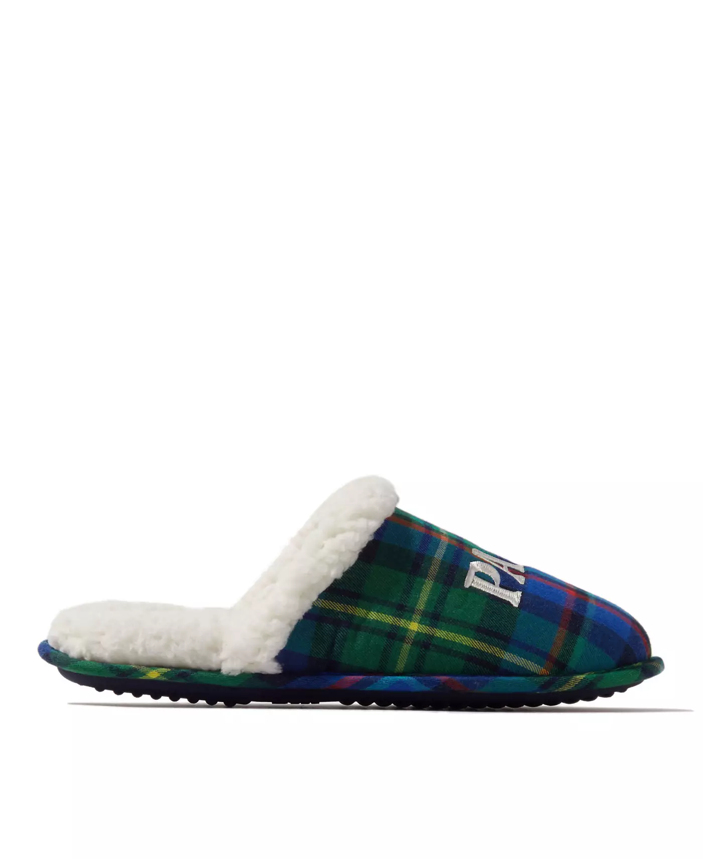 Мужские тапочки Dearfoams Papa Bear Plaid Dad Scuff