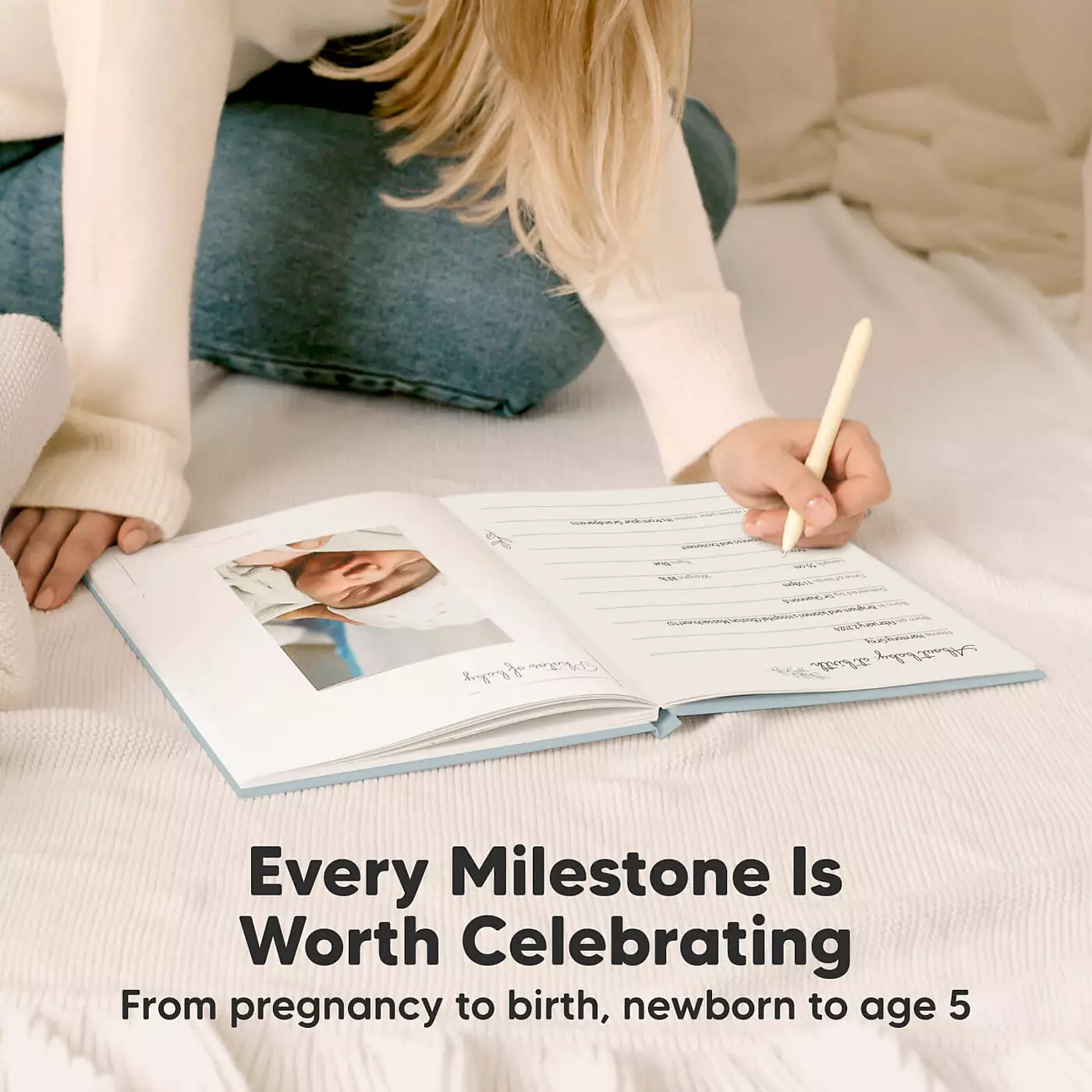 KeaBabies Sketch Baby Memory Book, детские книги для молодых родителей, журнал Milestone, 66-страничный детский альбом для девочек и мальчиков