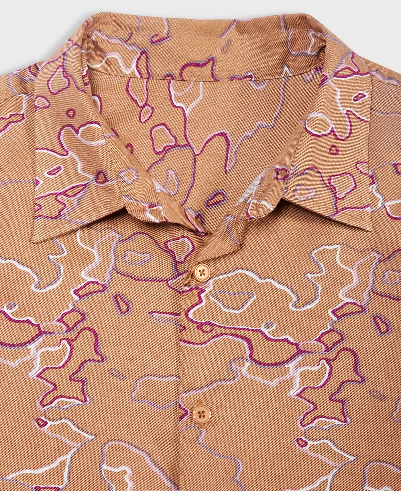 Мужская модель One, свободная рубашка на пуговицах с принтом, созданная для Macy's