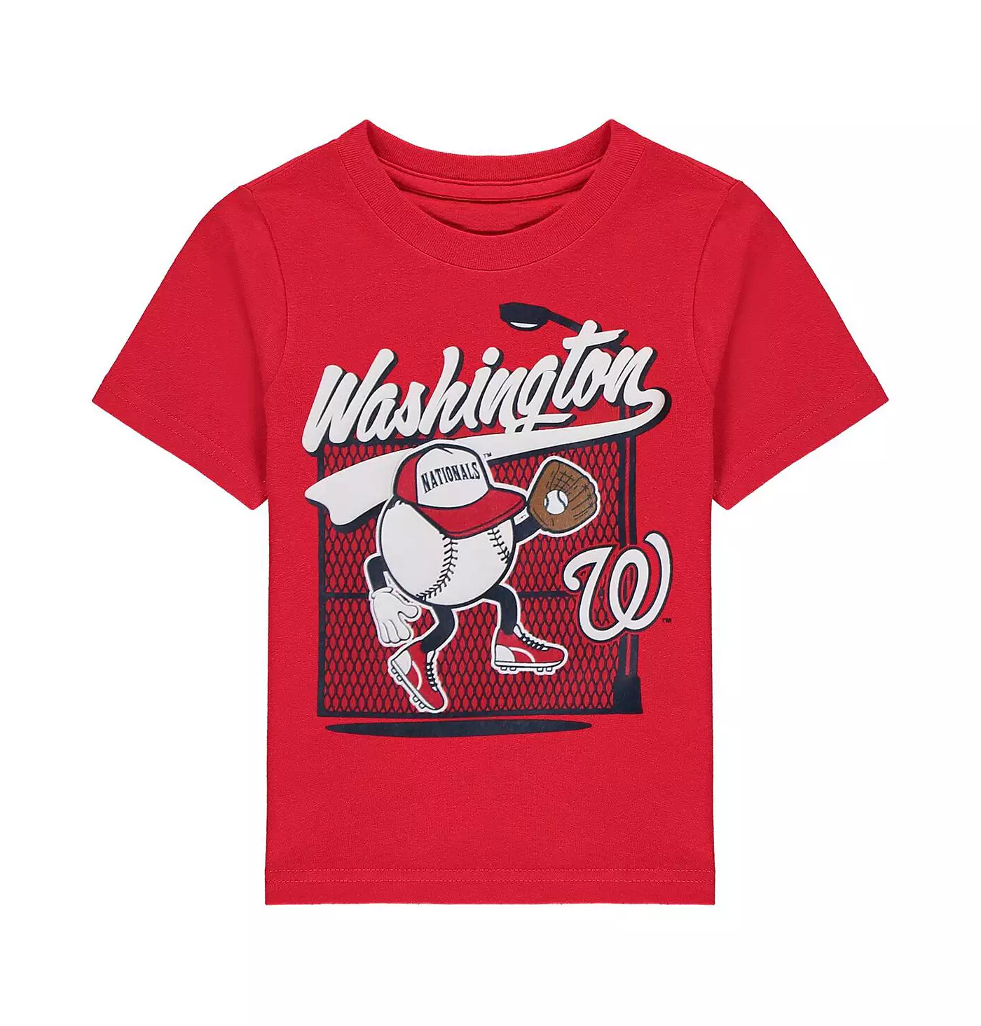 Outerstuff Красная футболка Washington Nationals On the Fence для мальчиков и девочек