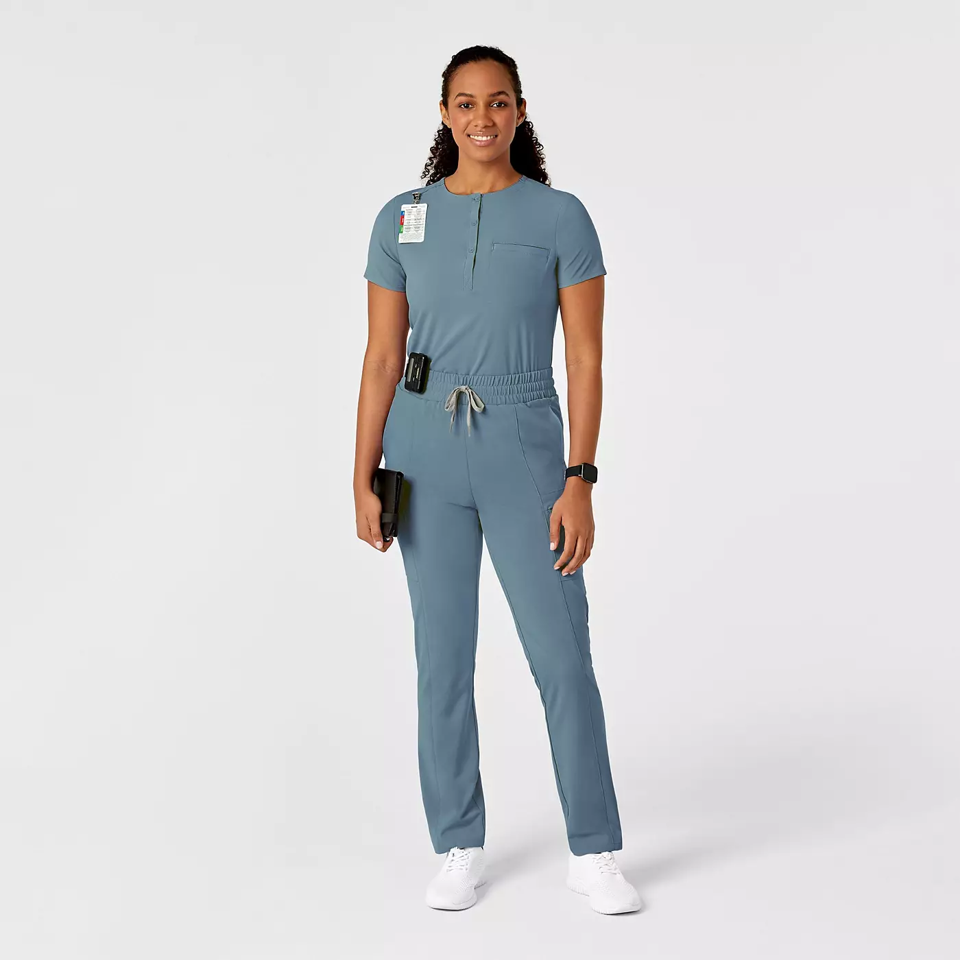 Wink Plus Size RENEW Топ с воротником-стойкой и защипами