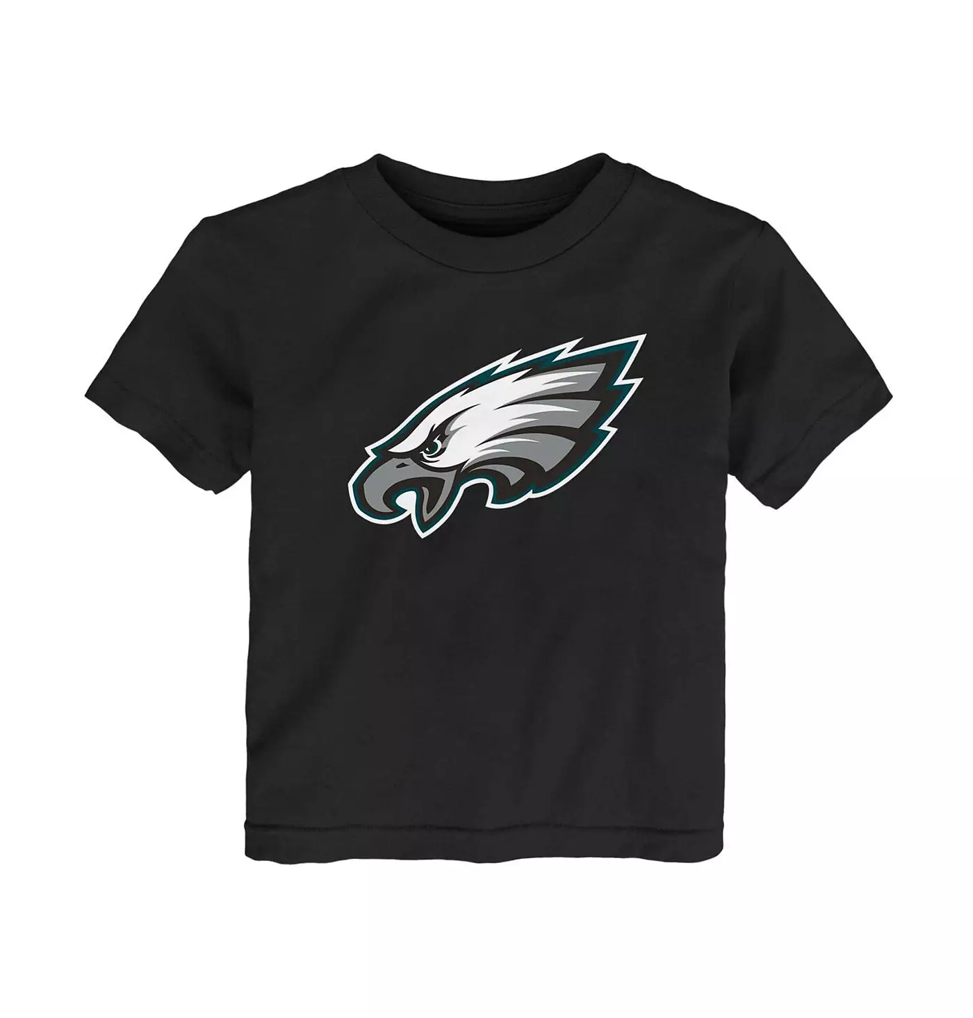 Outerstuff Футболка для мальчиков и девочек черная с логотипом Philadelphia Eagles Primary