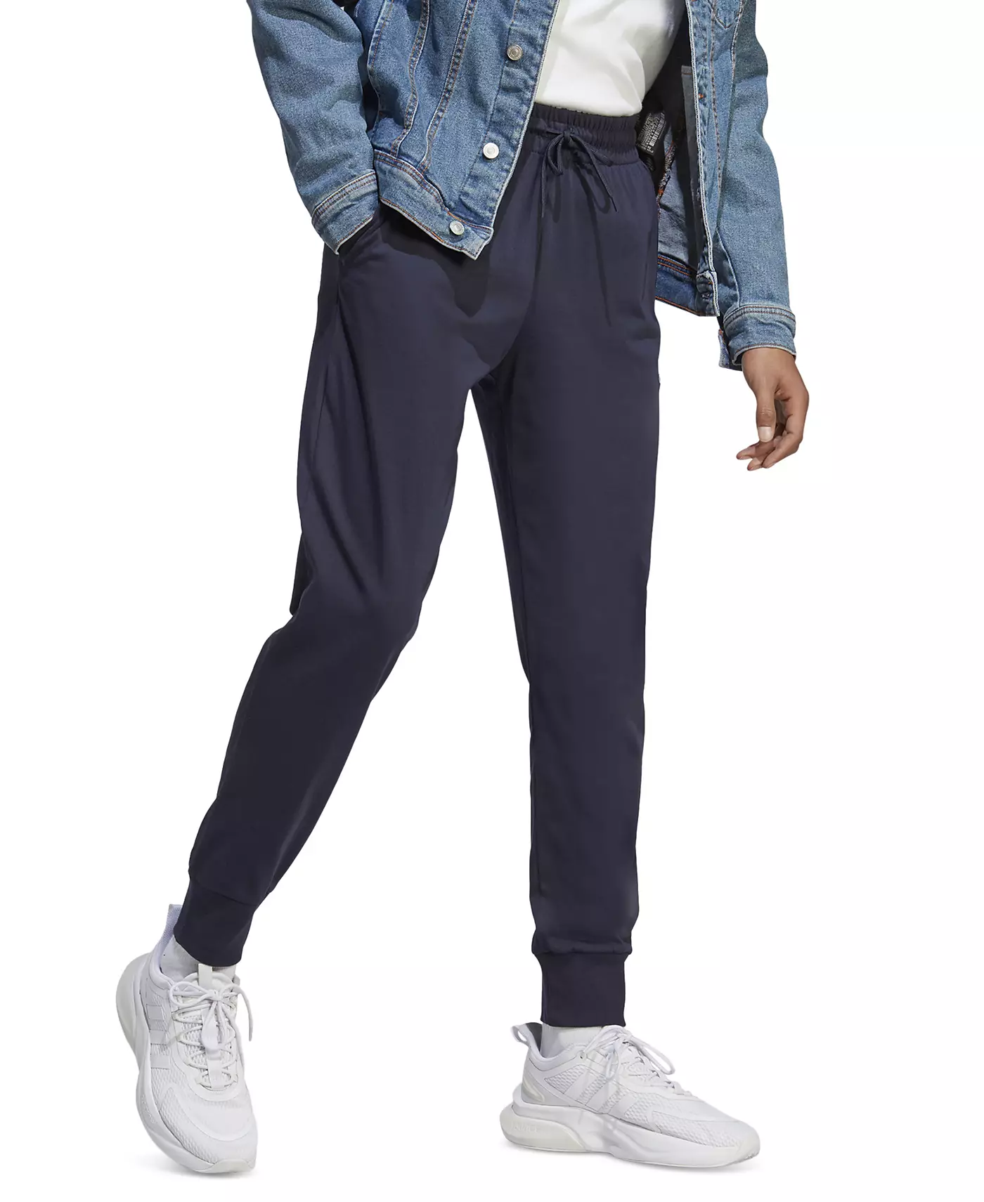 Мужские быстросохнущие брюки adidas с логотипом и манжетами