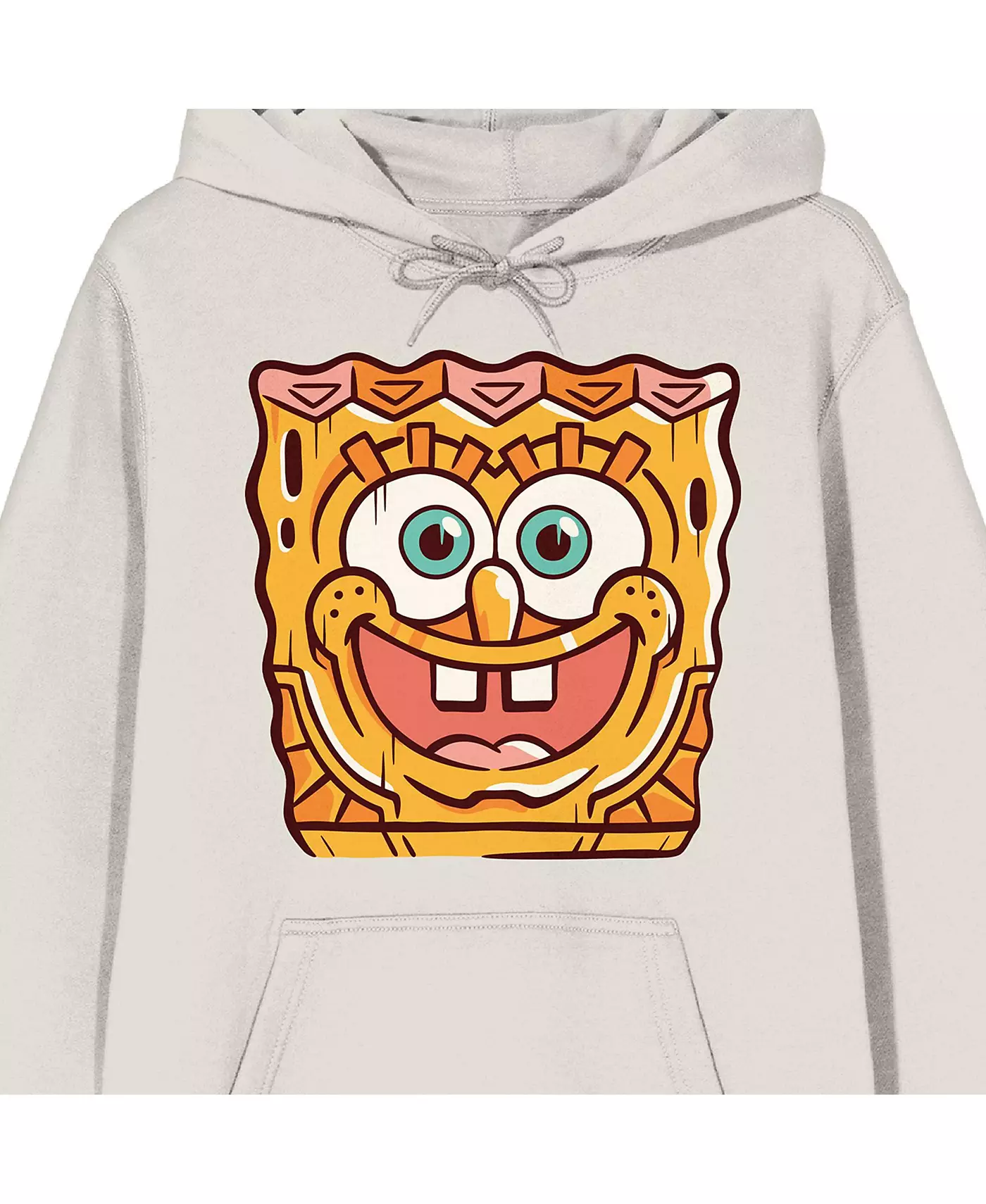 Мужская толстовка с капюшоном SpongeBob SquarePants Smiling Adult Sand Graphic - Small