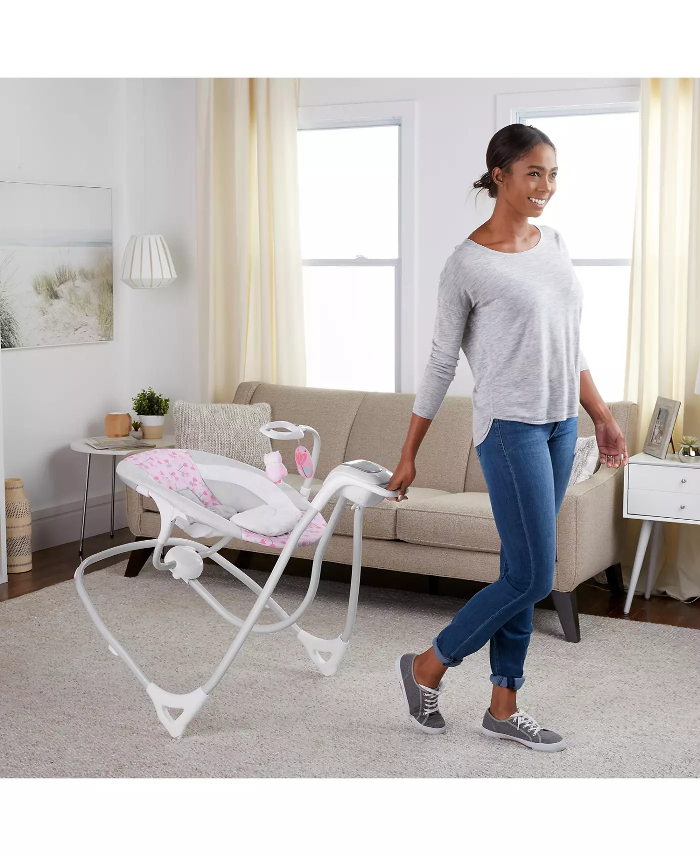 Компактные успокаивающие качели Ingenuity SimpleComfort™ - Cassidy ™