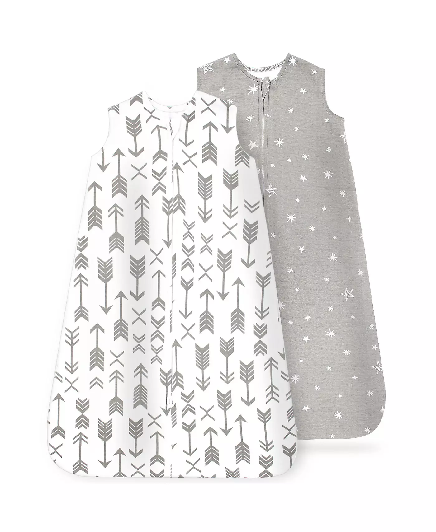 Bublo Baby Детское переносное одеяло, хлопковые спальные мешки, 2 шт., унисекс, 2-сторонняя молния, 0,5 Tog дышащий хлопок