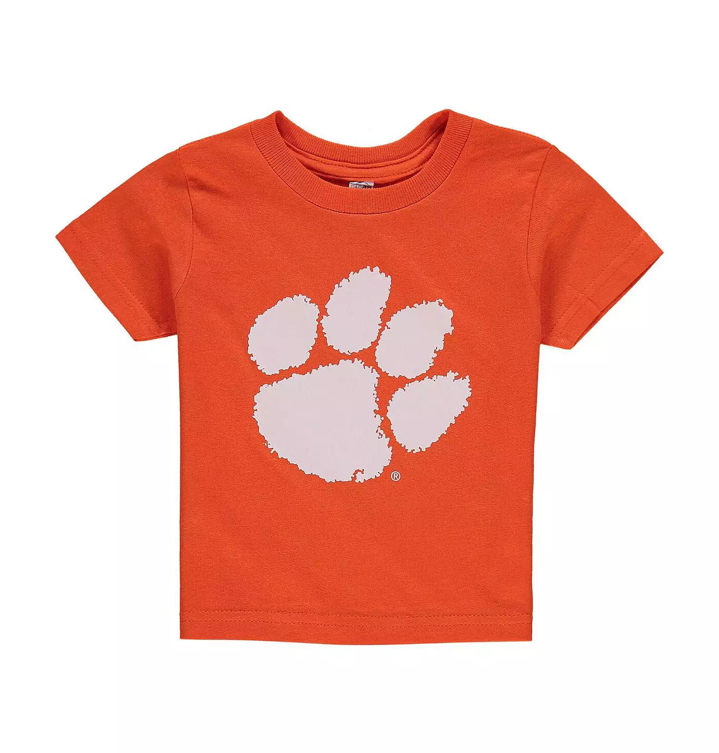 Футболка унисекс для малышей Two Feet Ahead Orange Clemson Tigers Big Logo