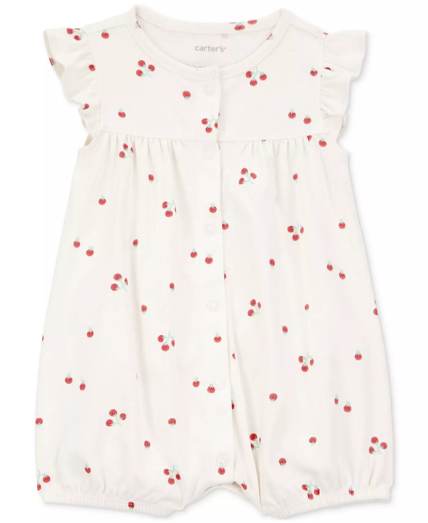 Хлопковый комбинезон с принтом томатов для девочек от Carter's Baby