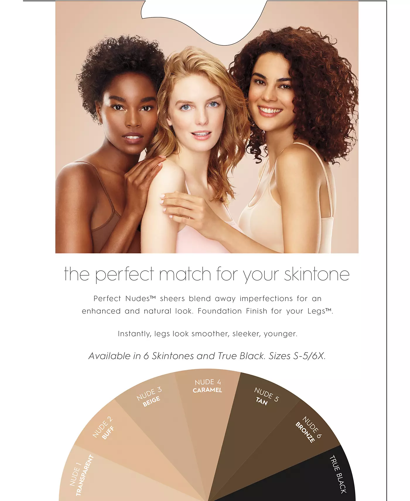 ALLSTAR PRODUCTS GROUP Hanes Perfect Nudes Run Resistant Tummy-Control Girl-Short Pantyhose