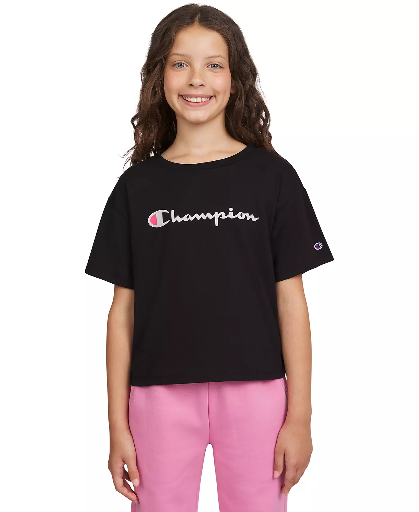 Футболка с логотипом Champion Big Girls Meet & Greet