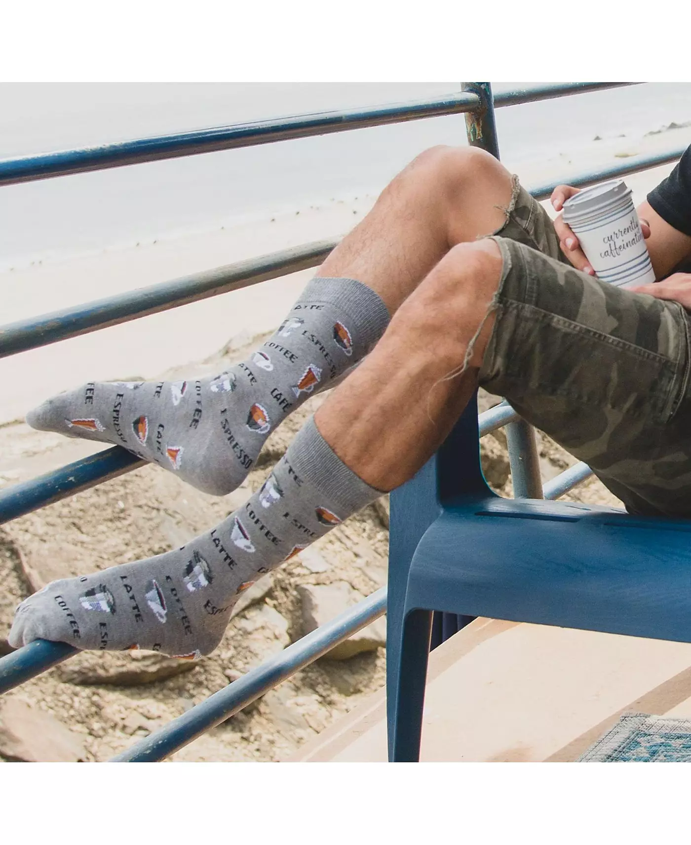 Носки мужские MeMoi Coffee Time Novelty Crew