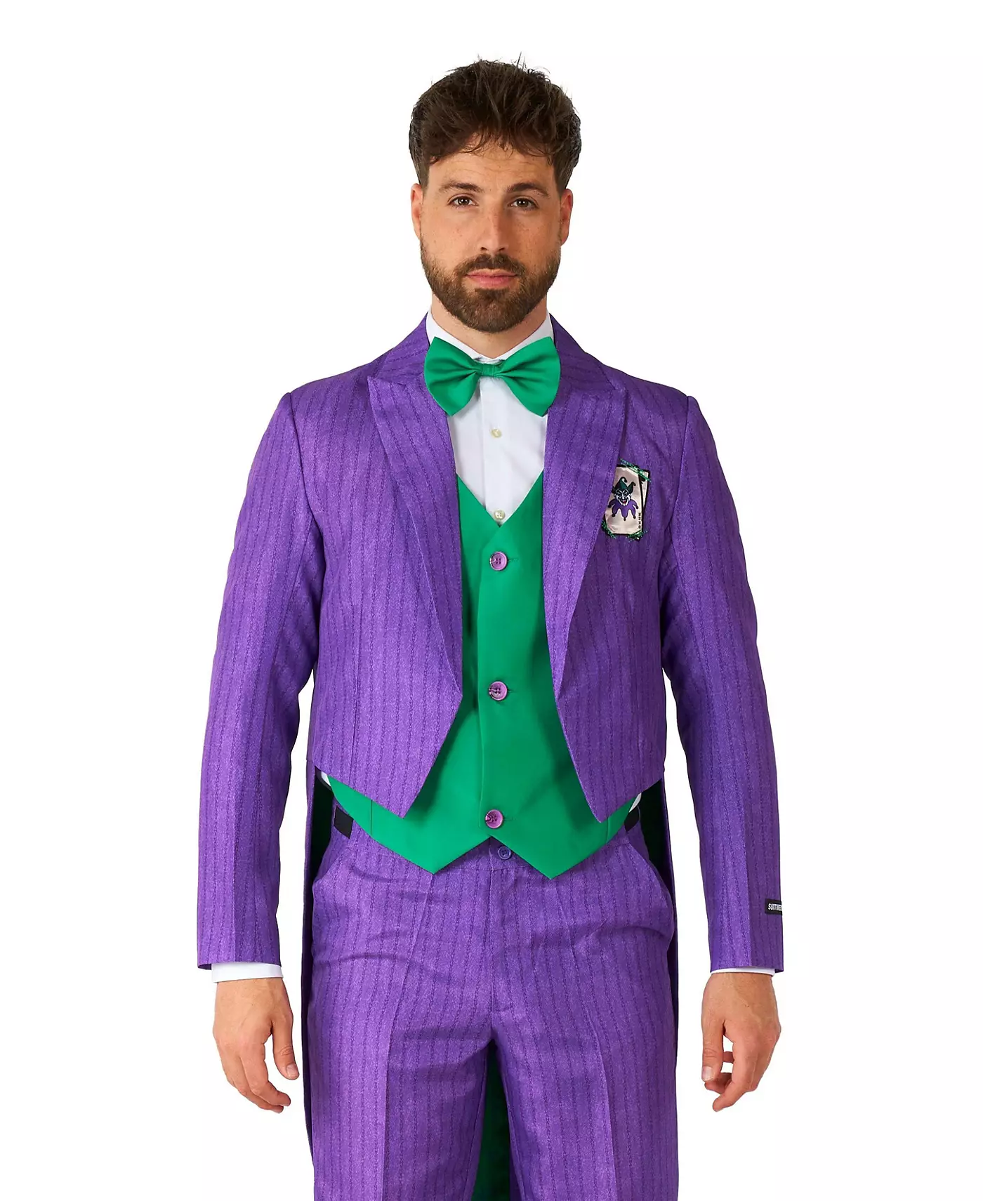 Мужской костюм Suitmeister Official DC Comics Джокер Фрак Костюм - Костюмы на Хэллоуин