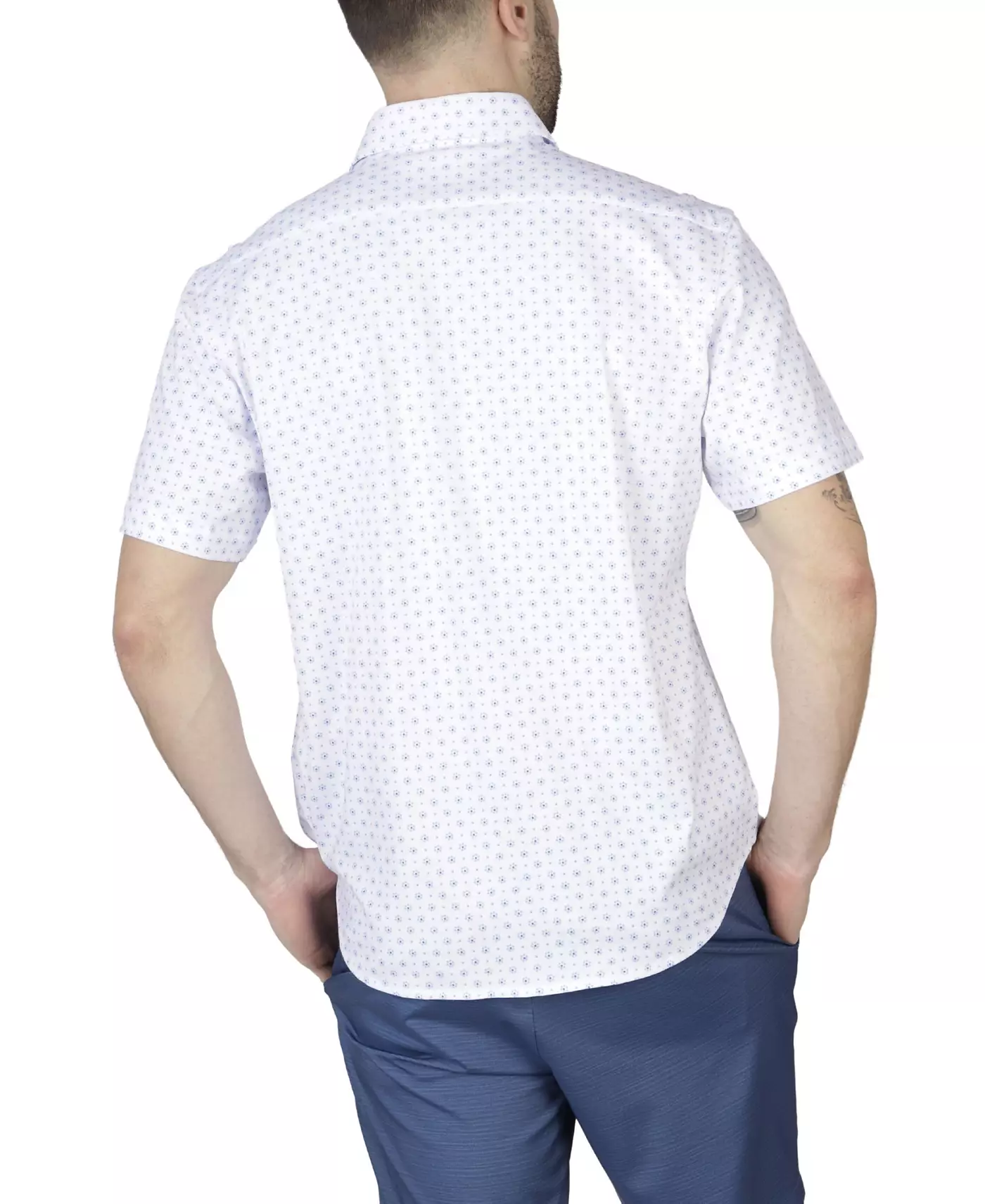 Рубашка с короткими рукавами и цветочным принтом Tailorbyrd Geo