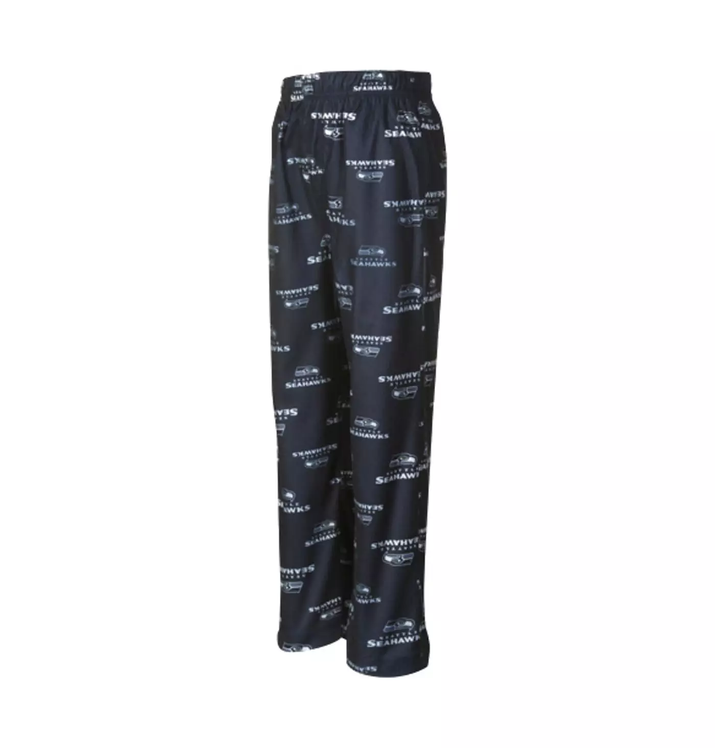 Пижамные штаны унисекс для дошкольников с логотипом по всей поверхности из фланели с принтом «Сиэтл Сихокс» - темно-синий