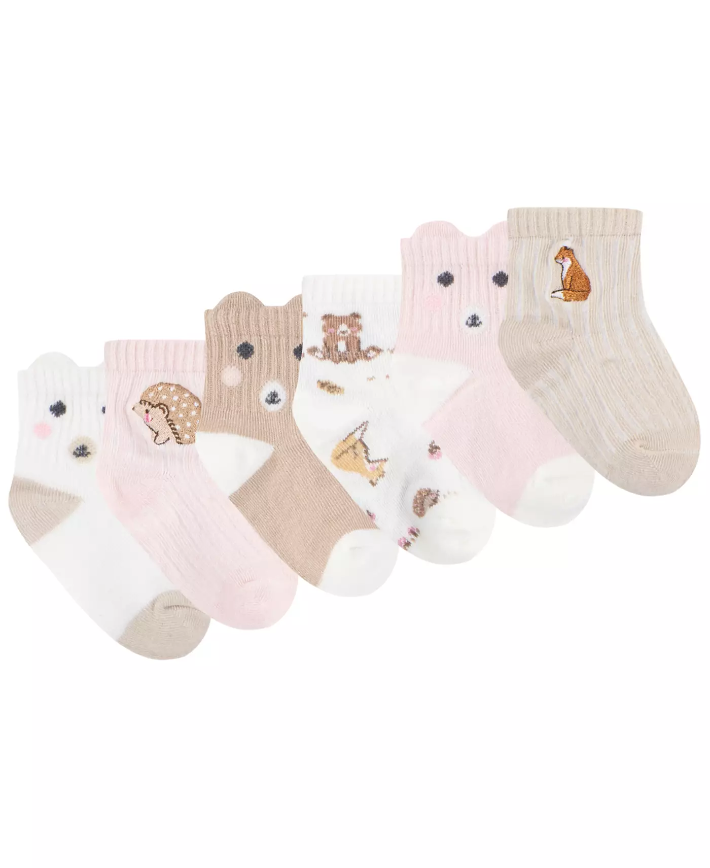 Носки Huggies Baby "Forest Friends" 6 шт. в упаковке