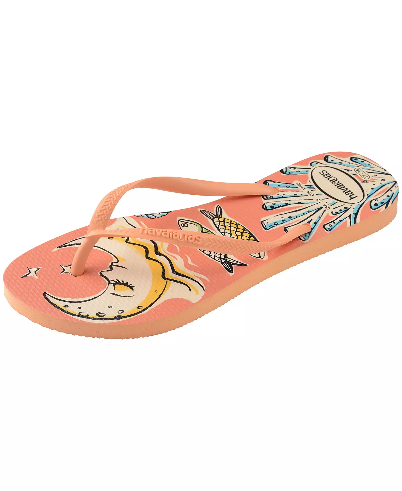 Женские тонкие супер свежие сандалии Havaianas Slim Slip On