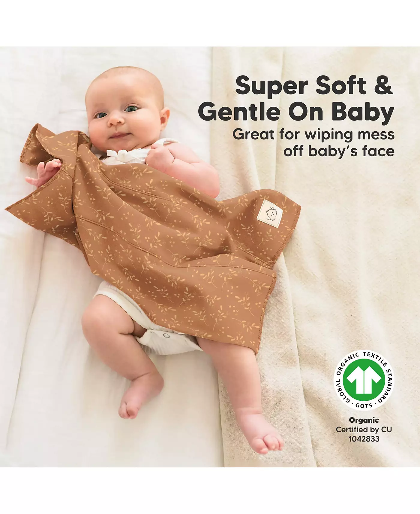 KeaBabies Kids 6pk Shea Burp Cloths Girls, срыгивающие салфетки для младенцев, новорожденных