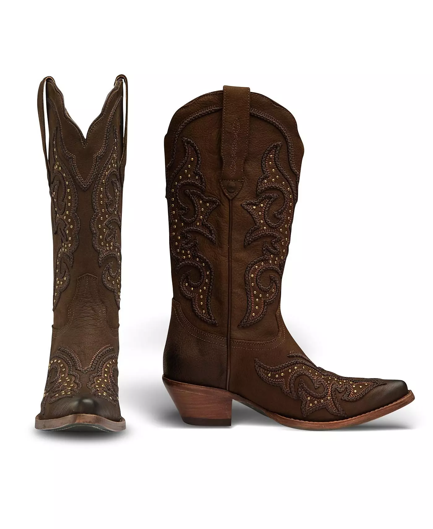 Роскошные кожаные сапоги в стиле вестерн от Buck & Brana Ginger