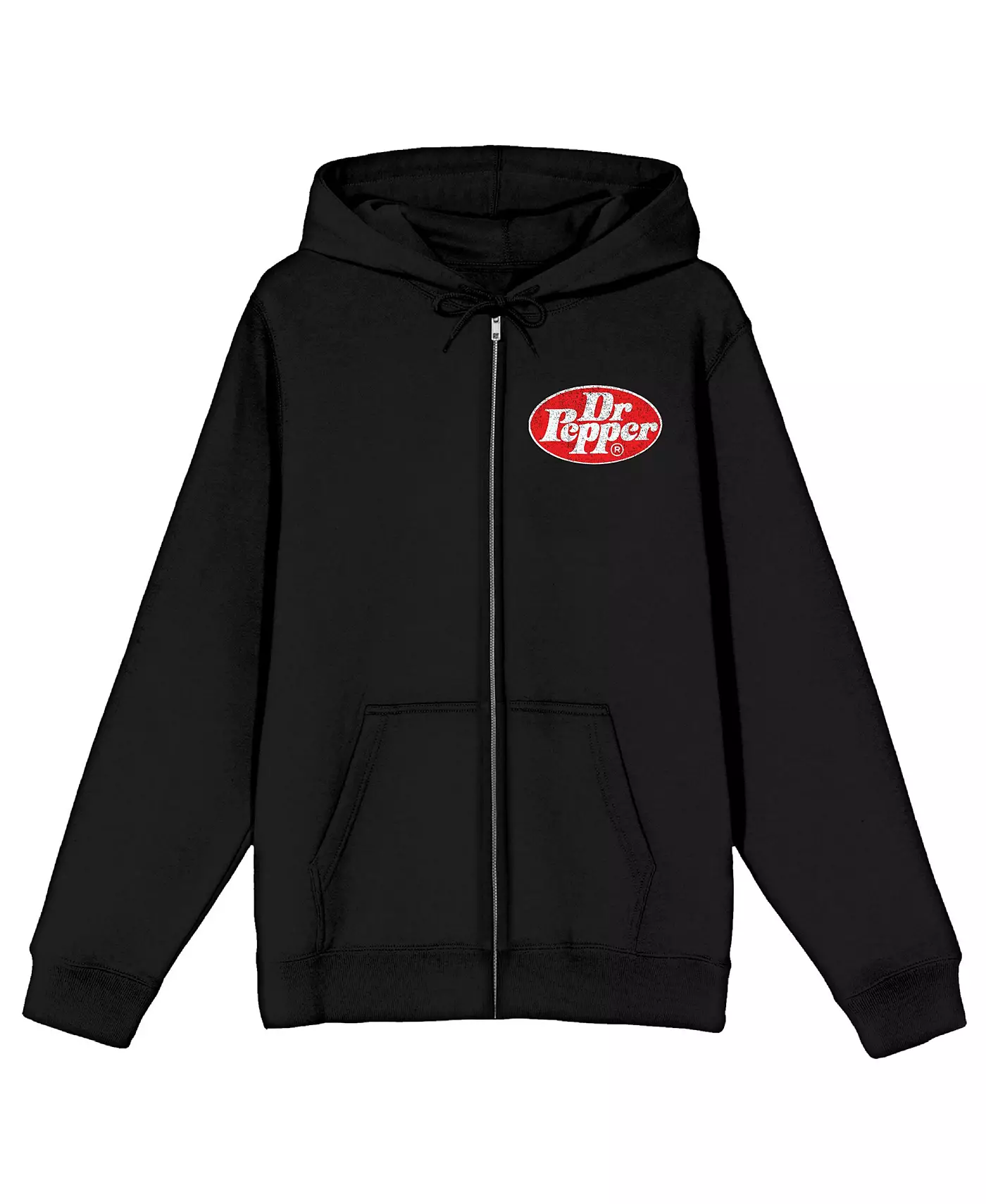 Мужская толстовка с капюшоном Dr. Pepper Kanji Logo Black Zip-Up - L