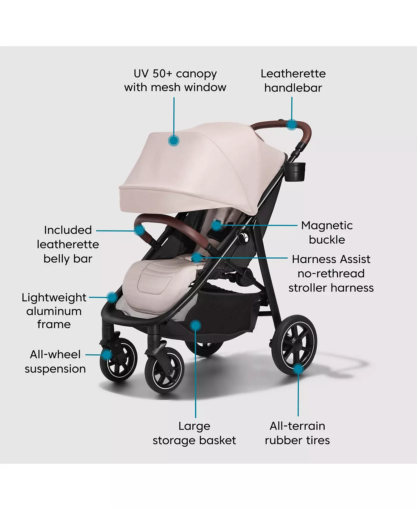 Легкая коляска Baby Jogger City Mini Air